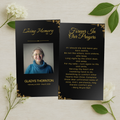 Midnight Regal Prayer Card
