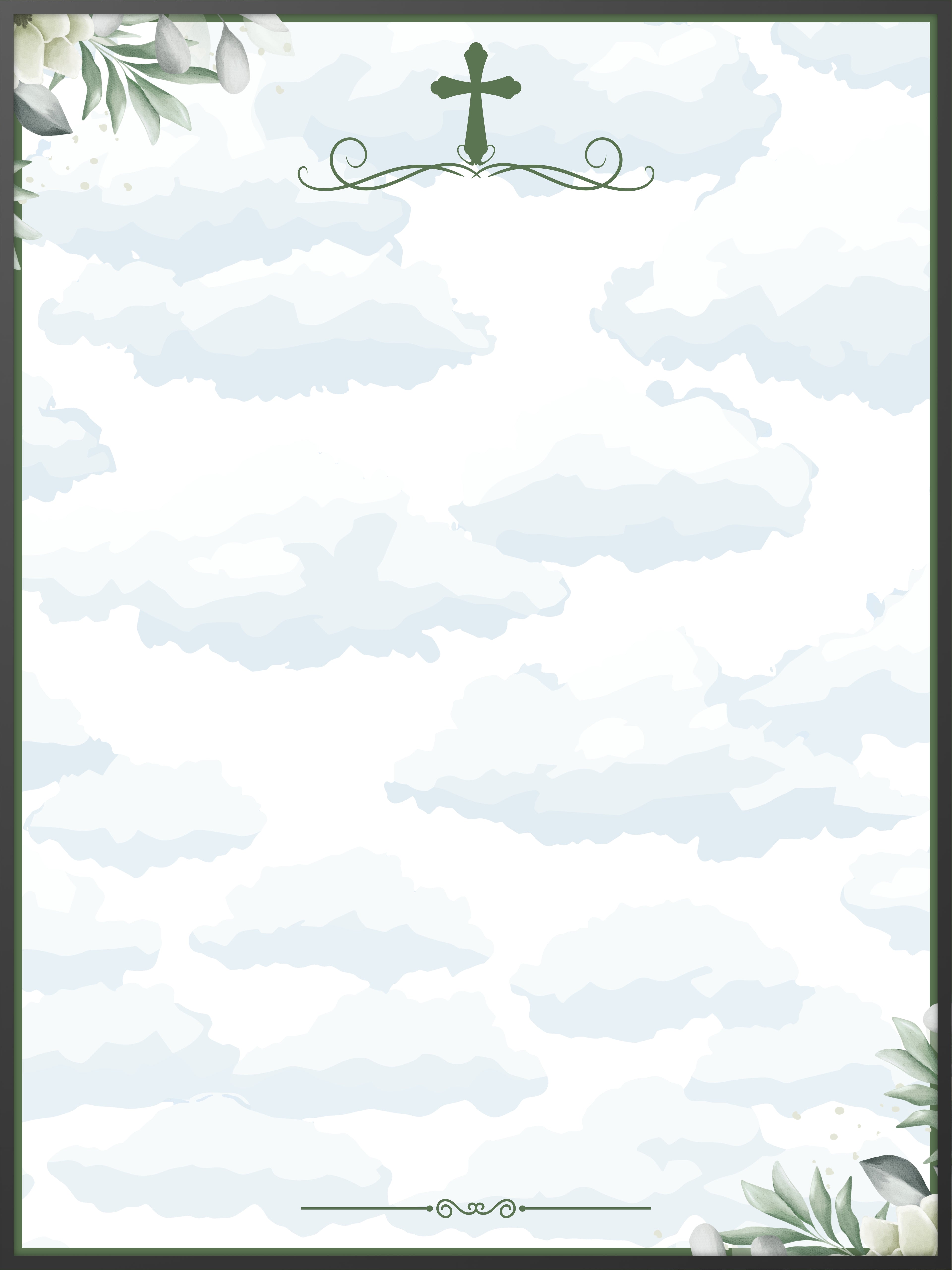 Olive Blessing Memorial Poster