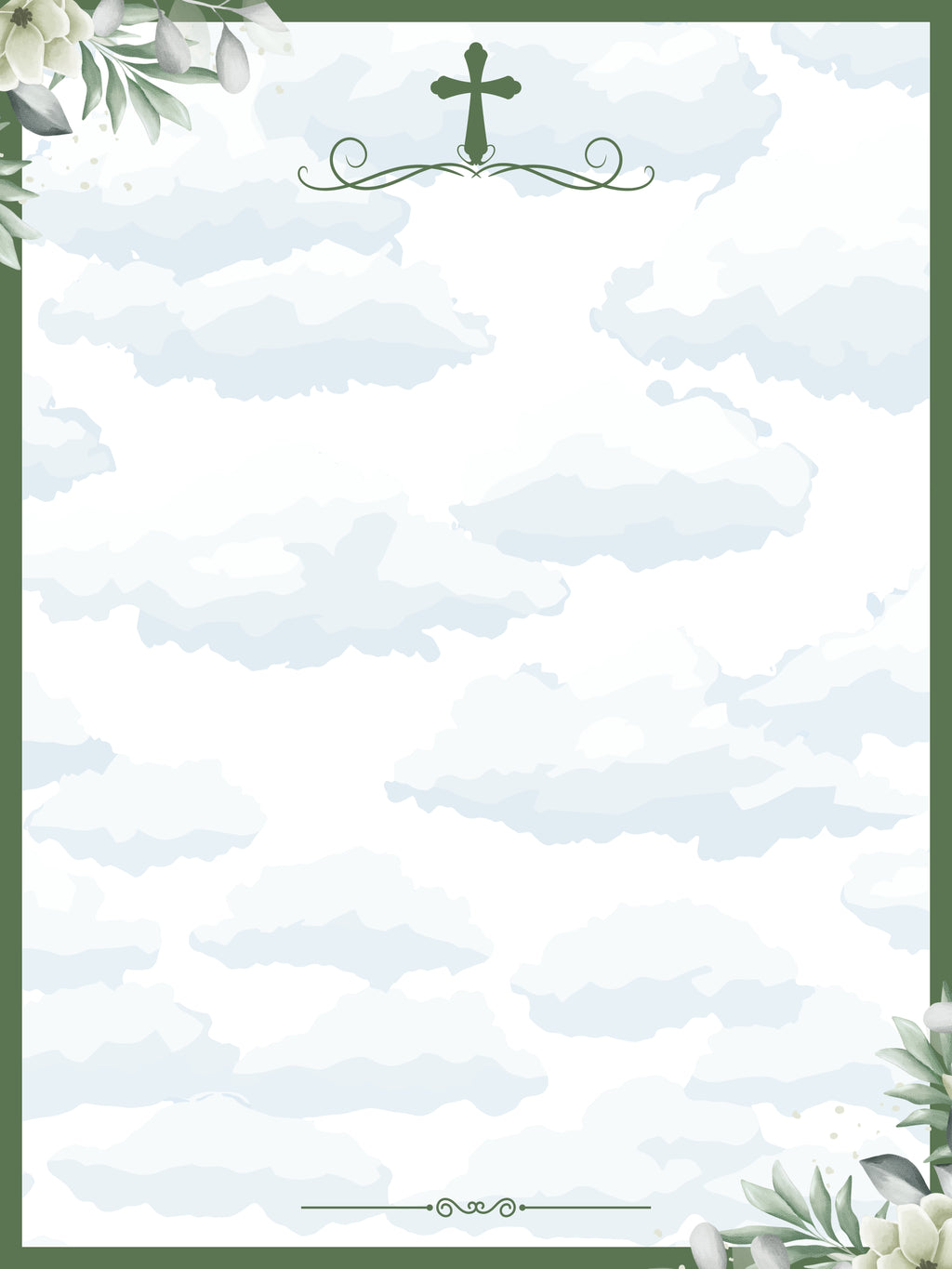 Olive Blessing Memorial Poster