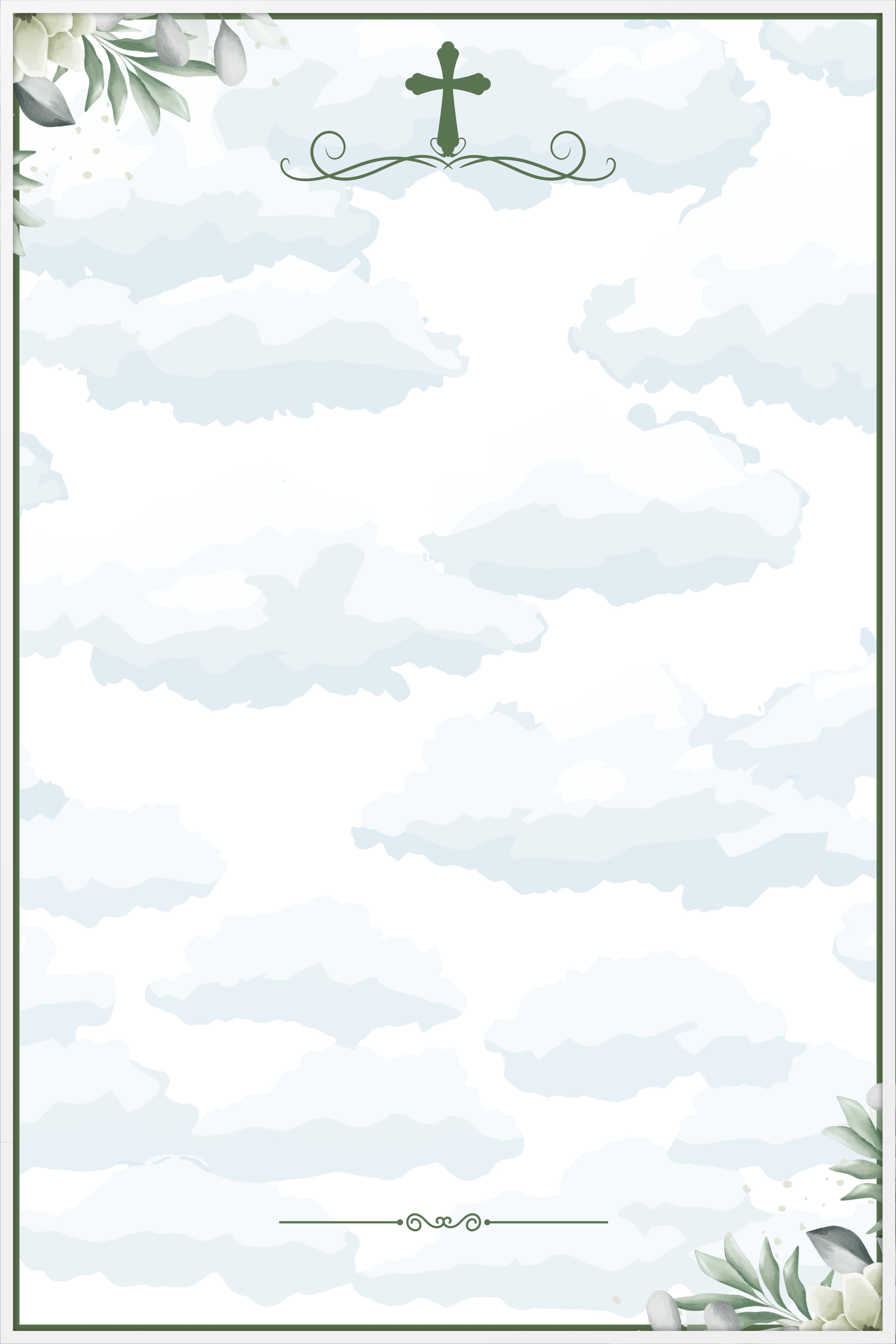 Olive Blessing Memorial Poster