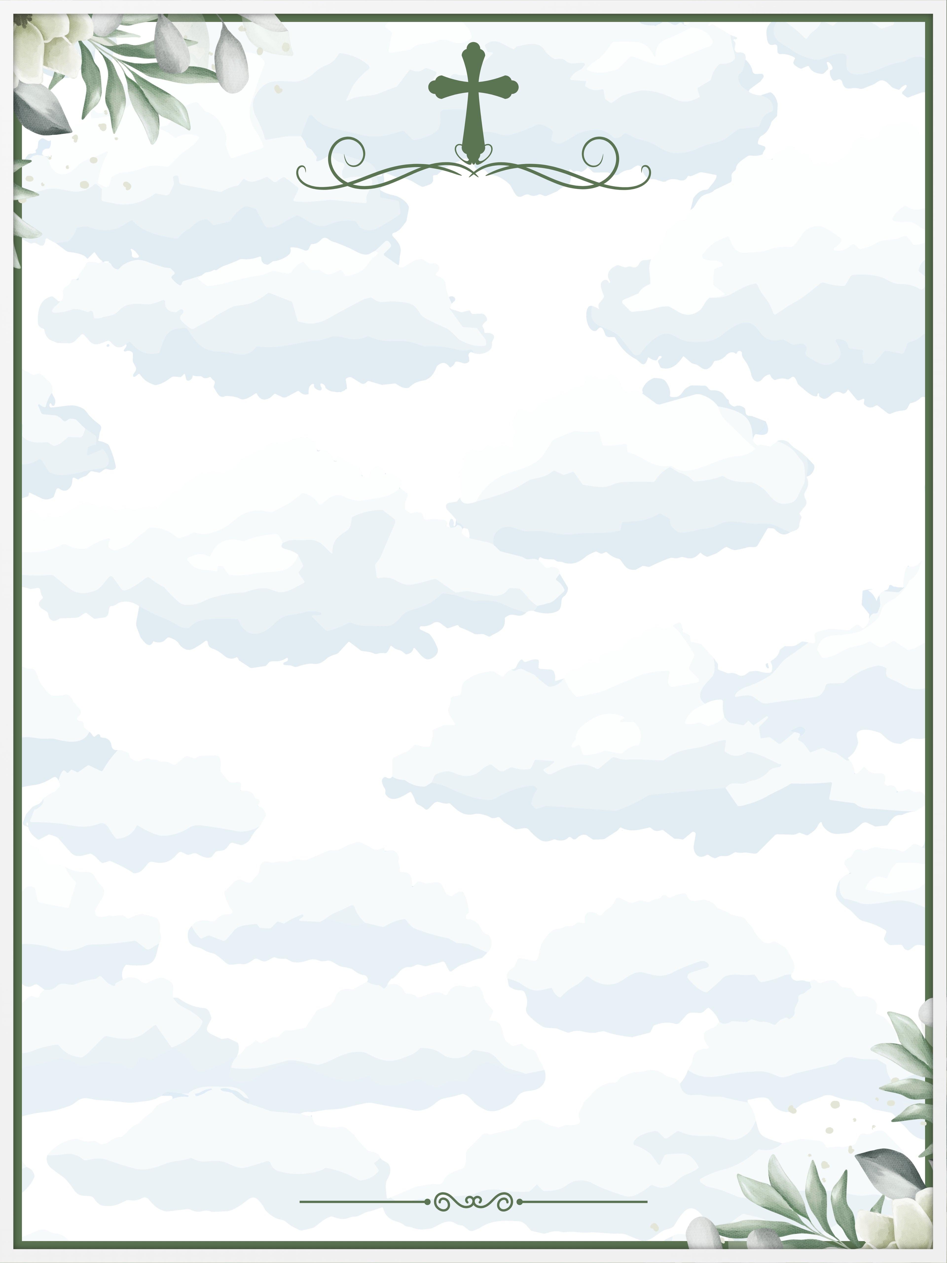 Olive Blessing Memorial Poster