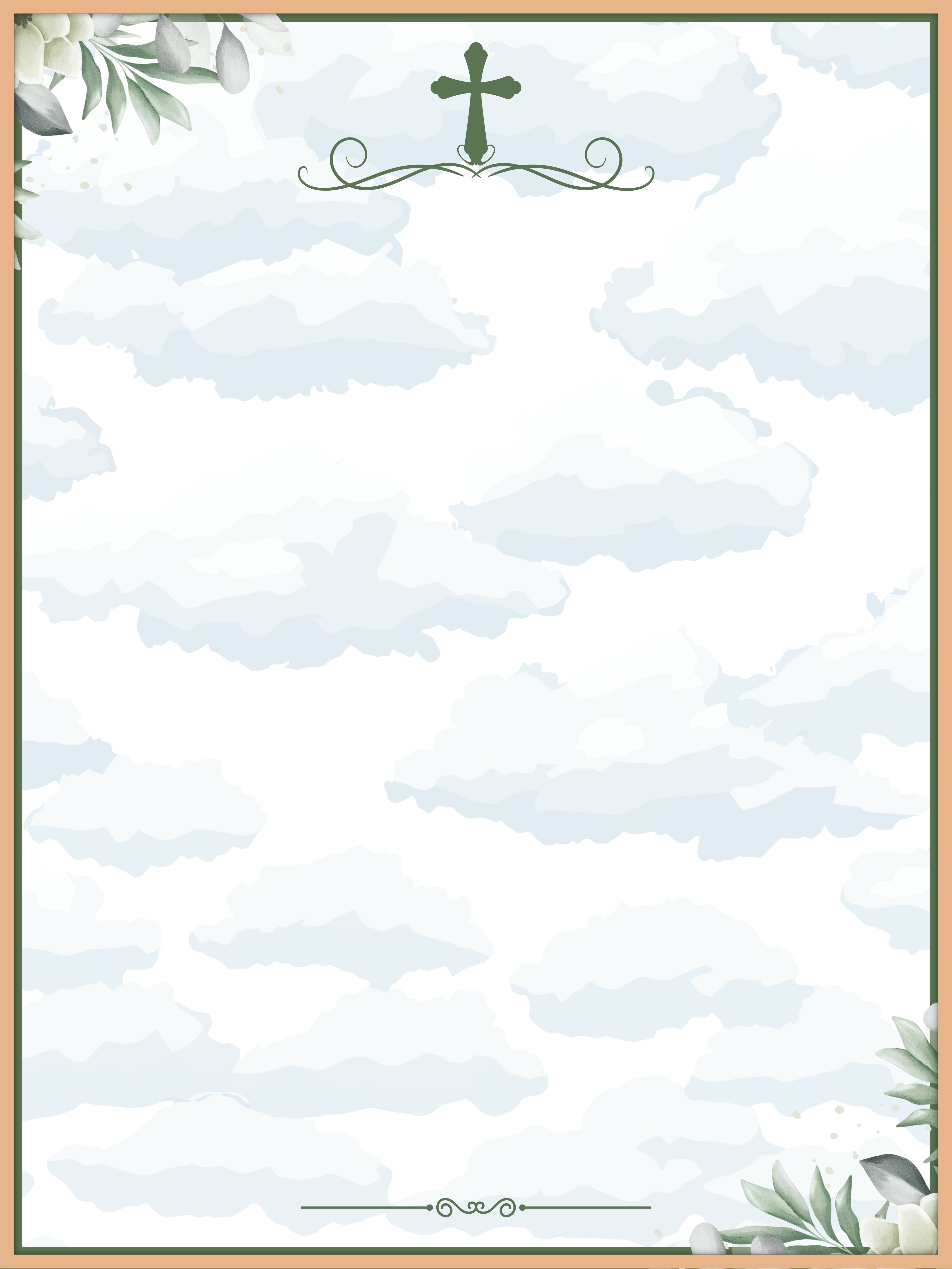 Olive Blessing Memorial Poster