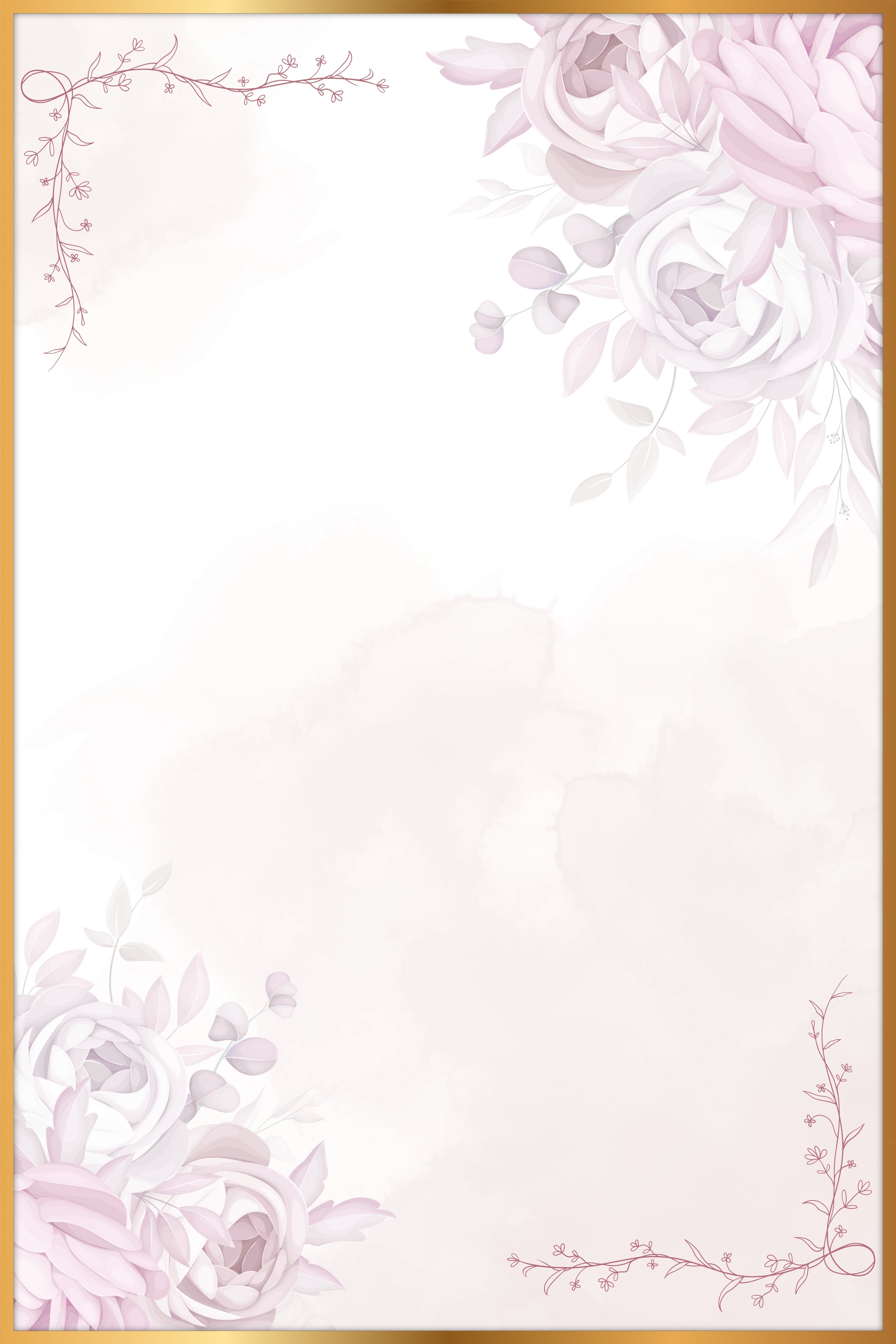 Pastel Bloom Memorial Poster