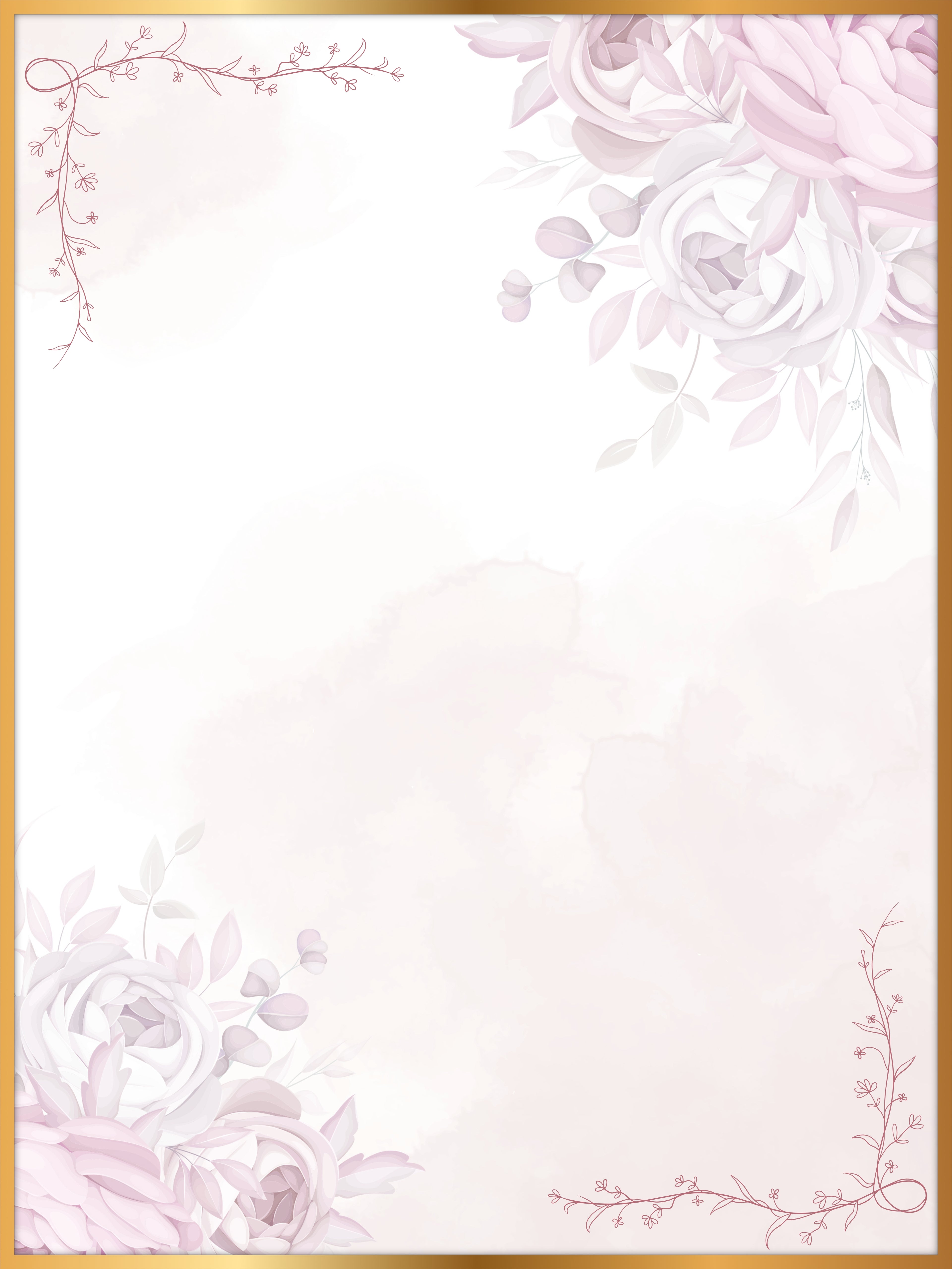 Pastel Bloom Memorial Poster
