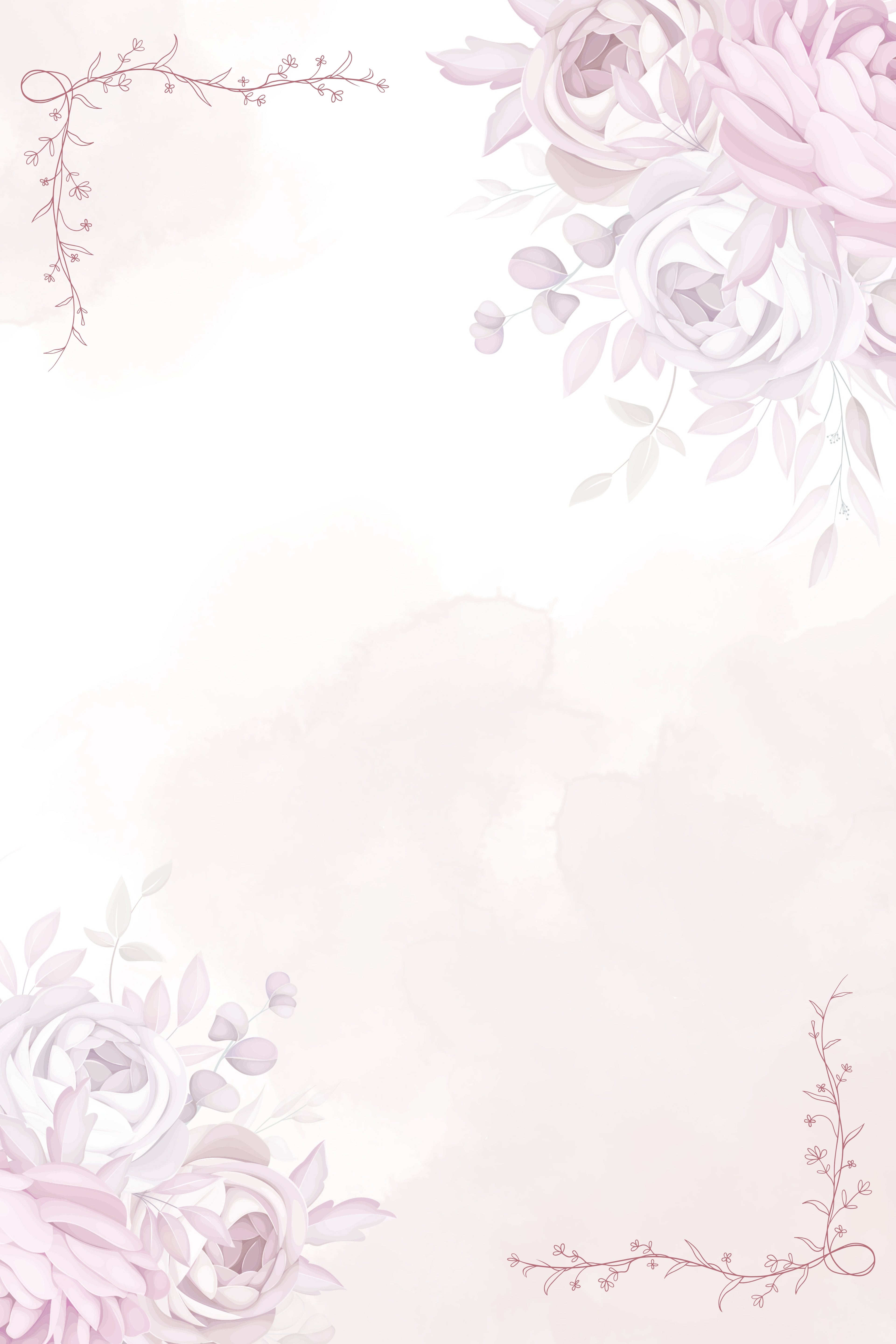 Pastel Bloom Memorial Poster