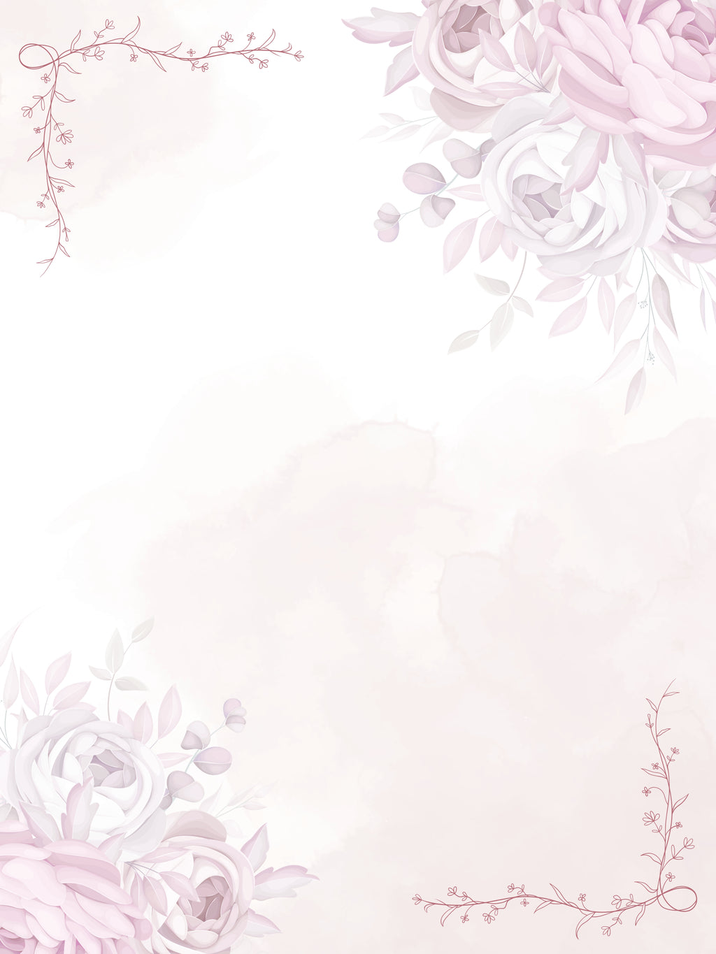 Pastel Bloom Memorial Poster