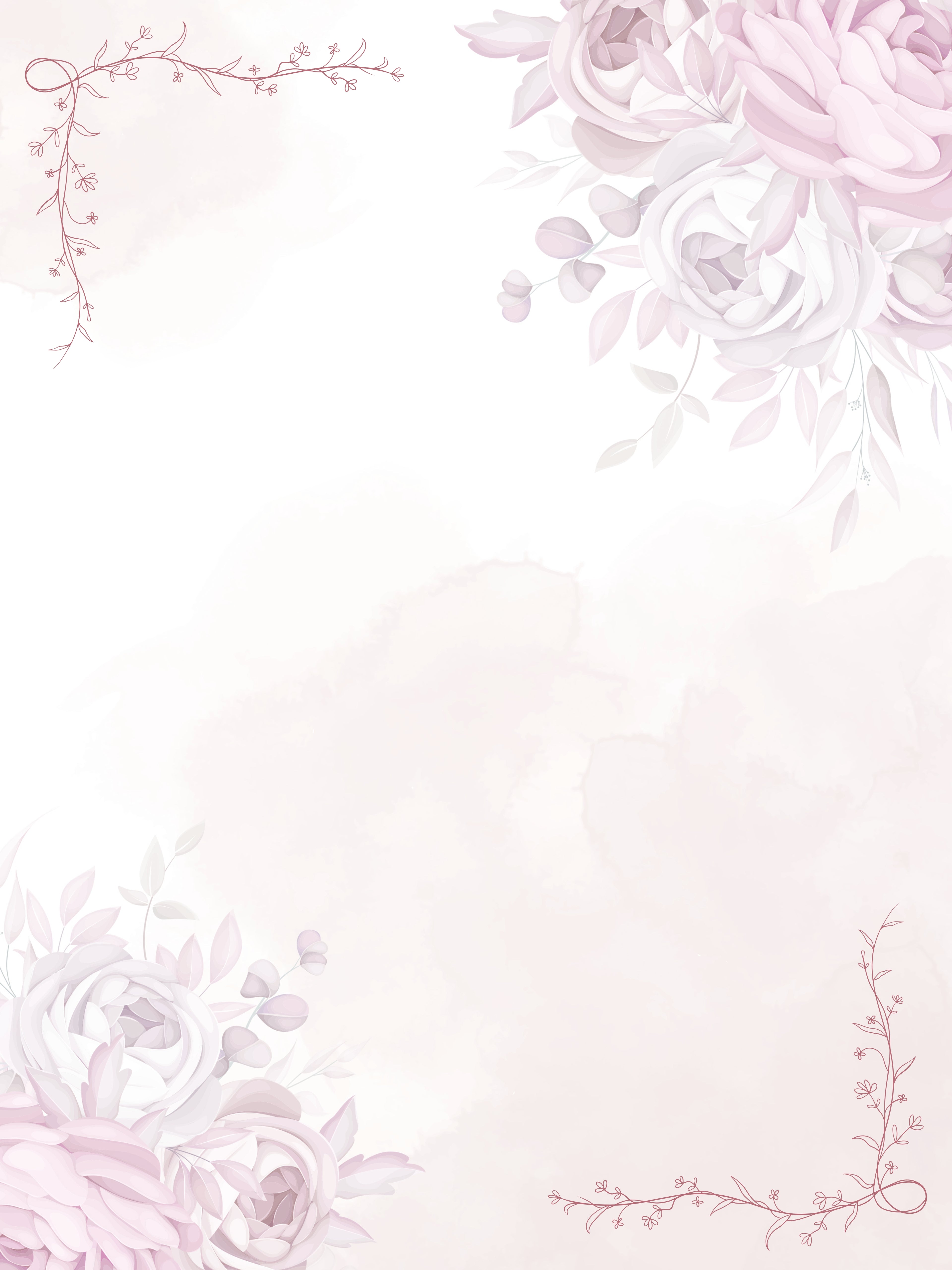 Pastel Bloom Memorial Poster