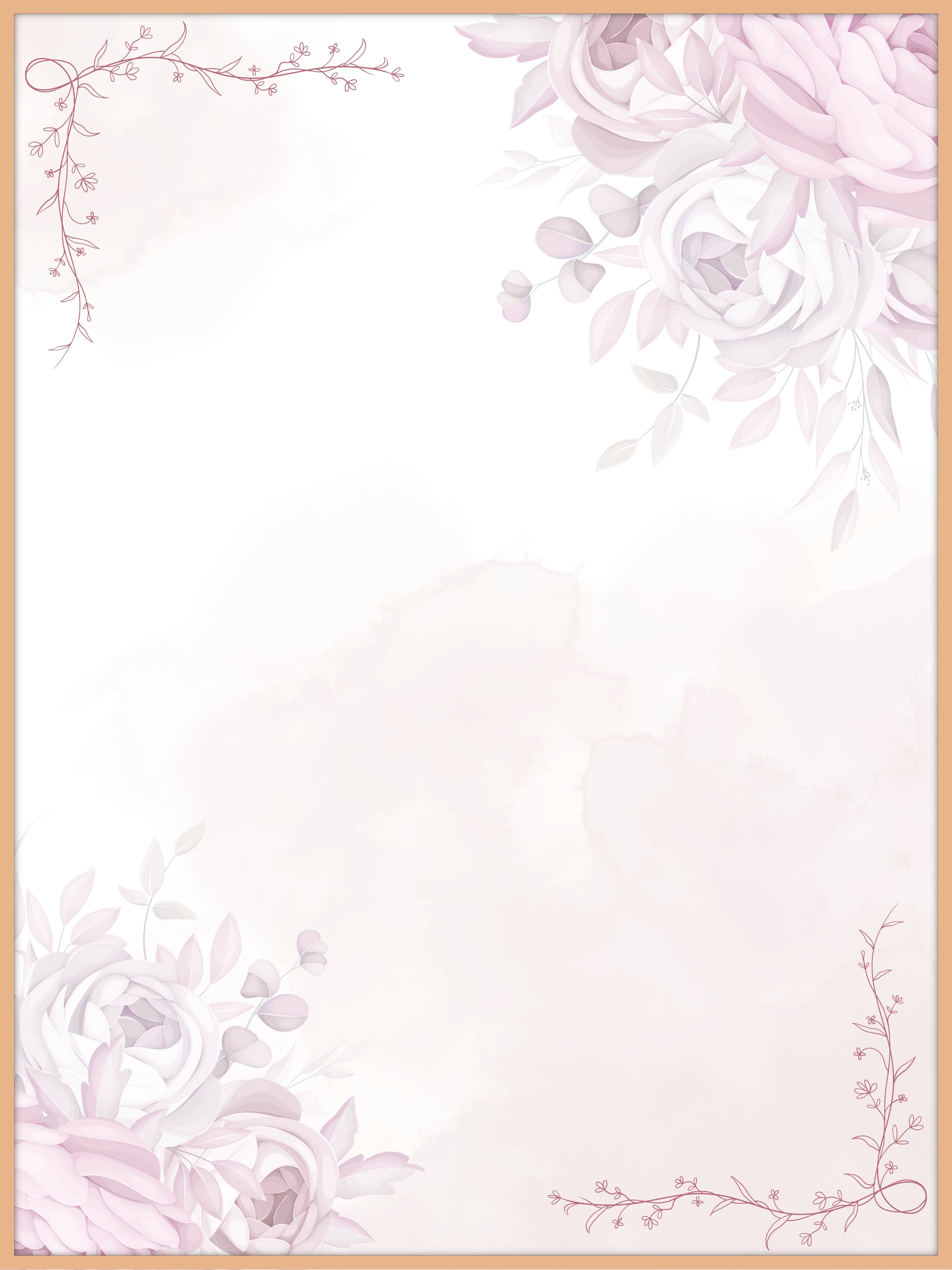 Pastel Bloom Memorial Poster