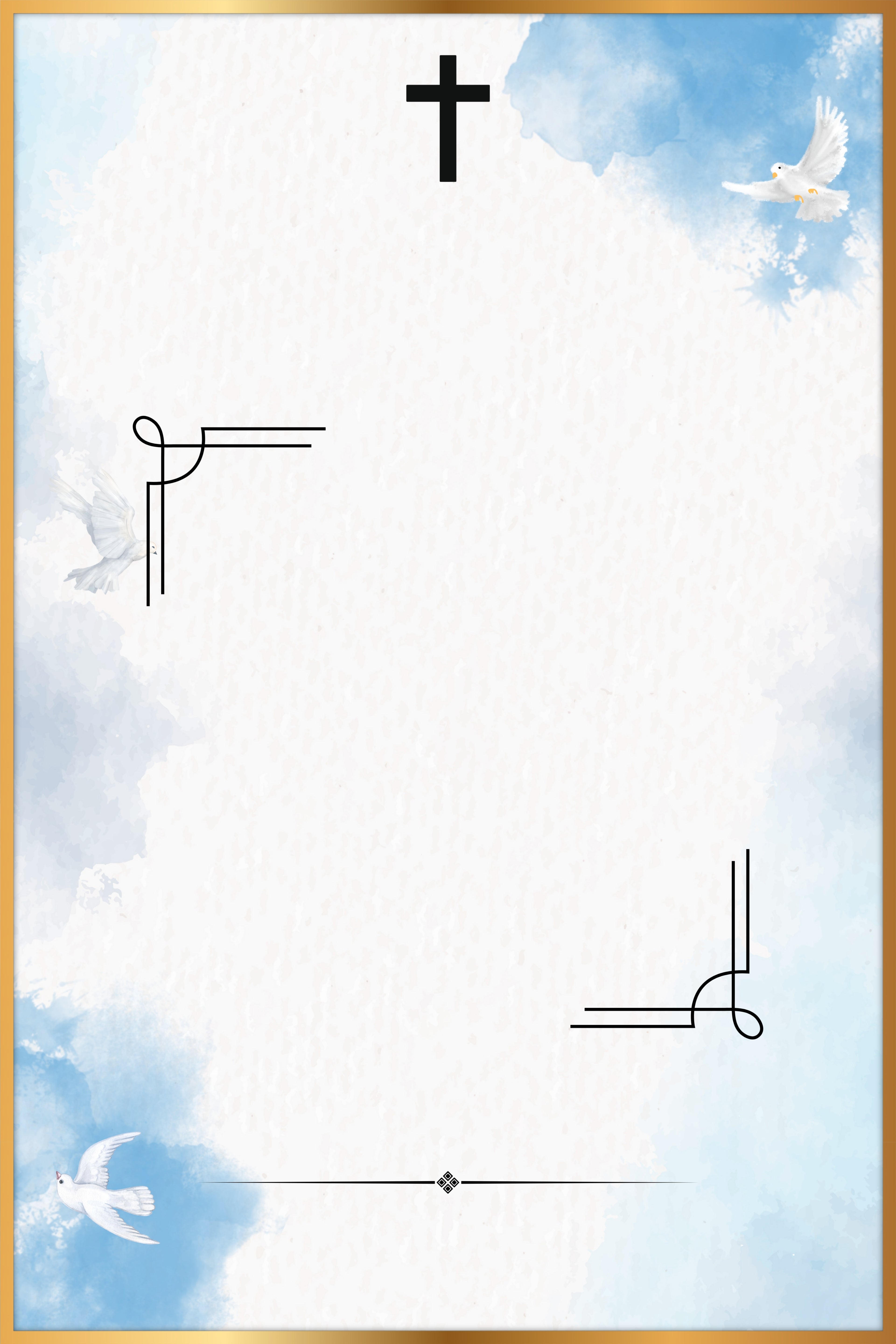 Peaceful Dove Memorial Poster