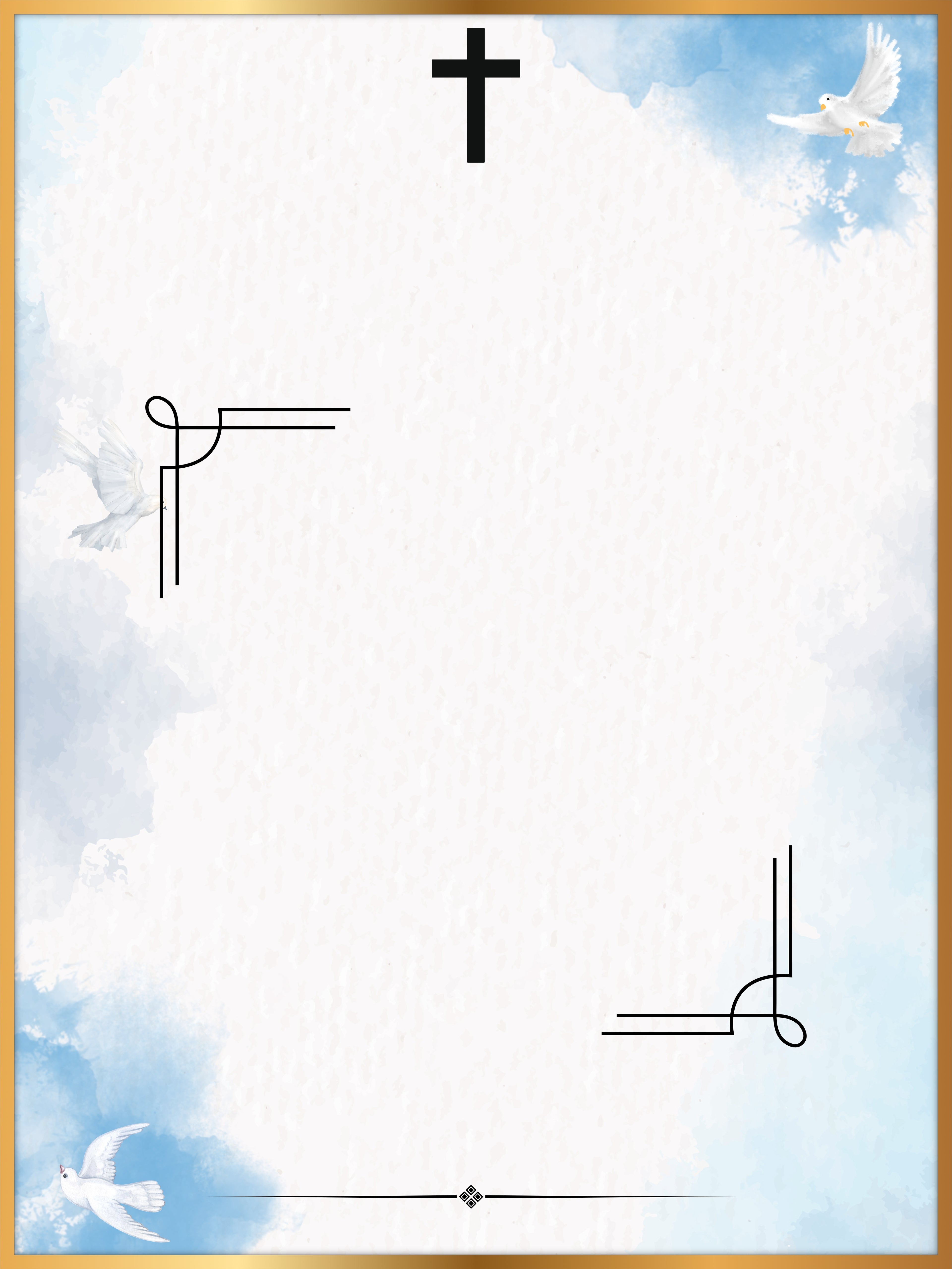Peaceful Dove Memorial Poster