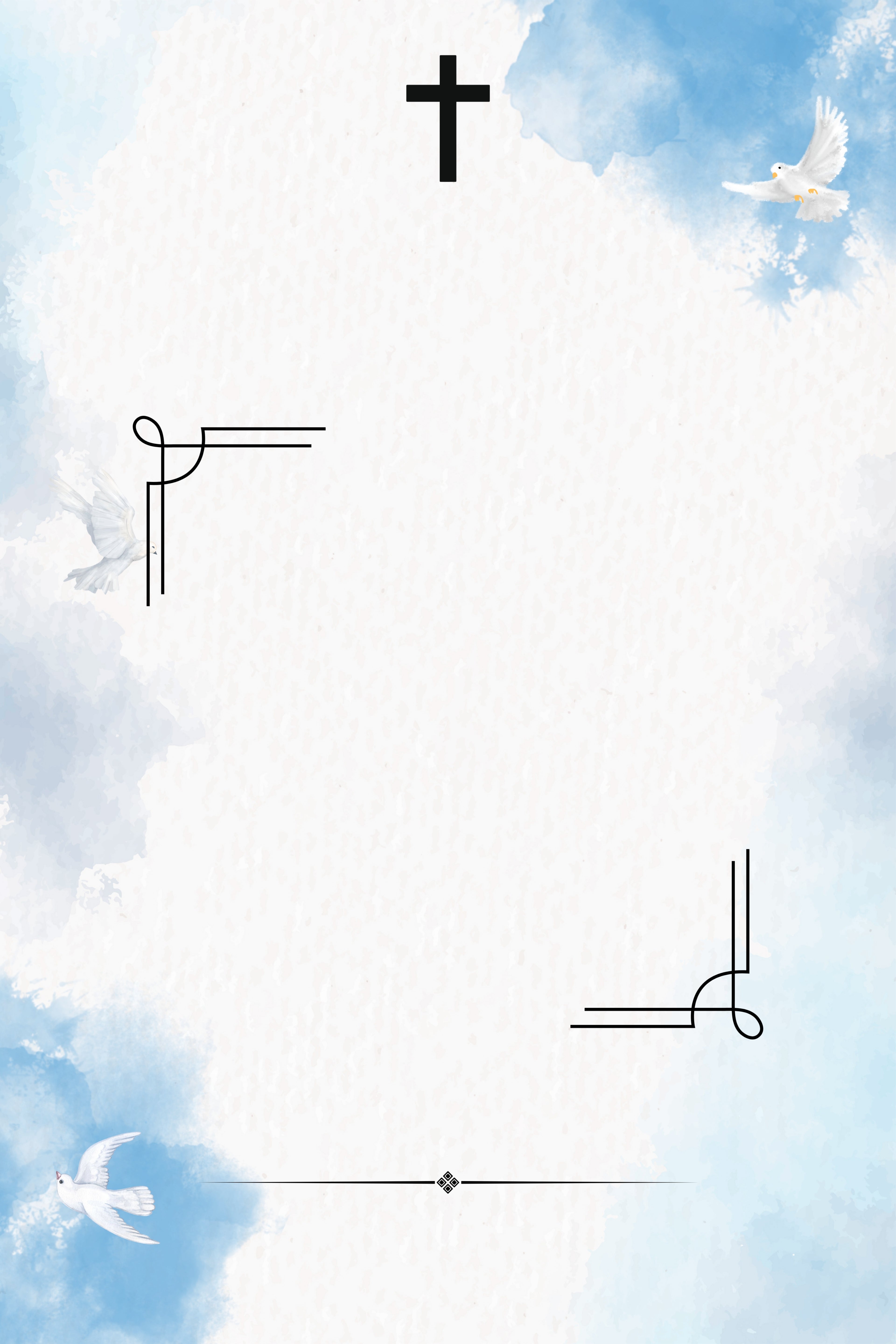 Peaceful Dove Memorial Poster