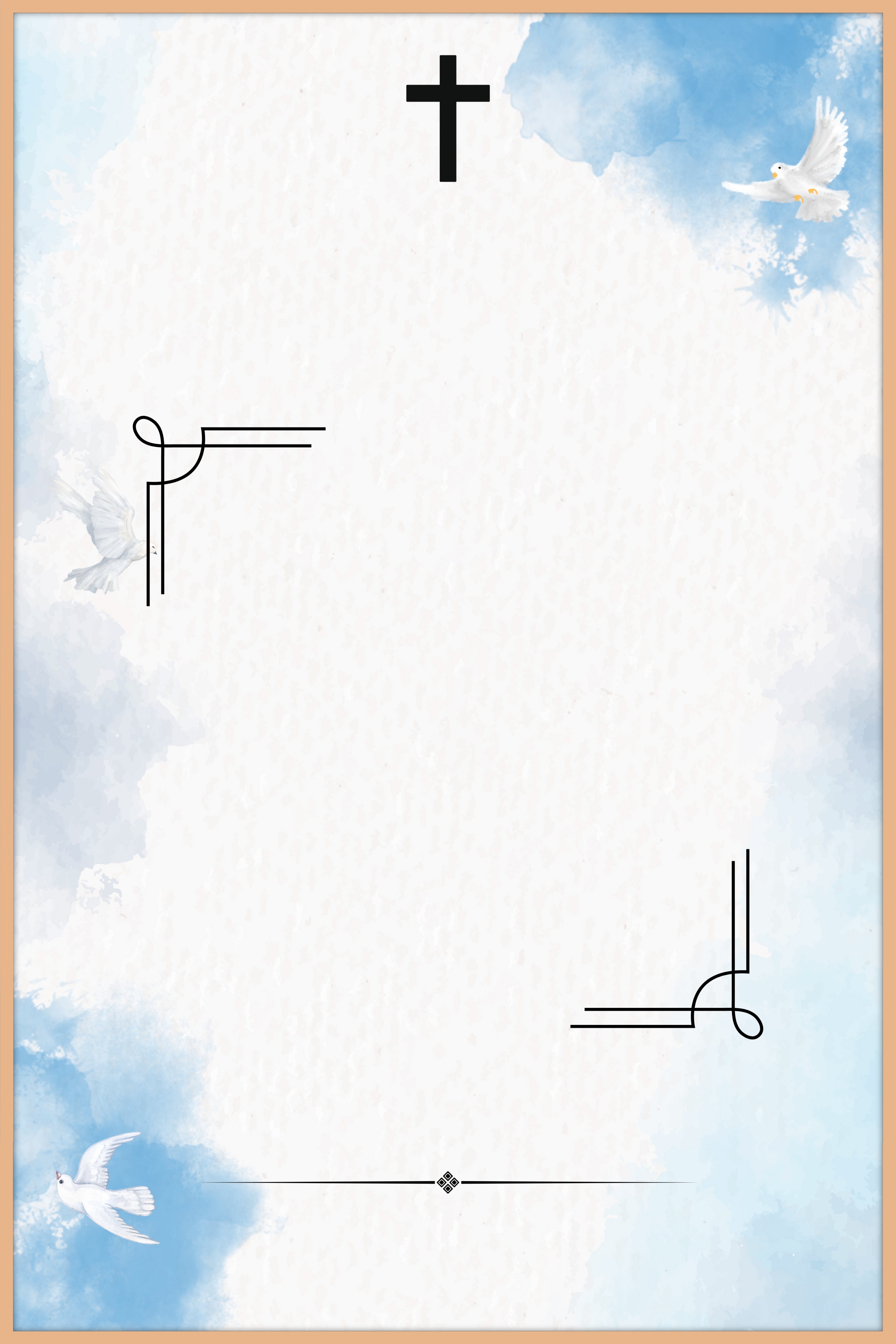 Peaceful Dove Memorial Poster