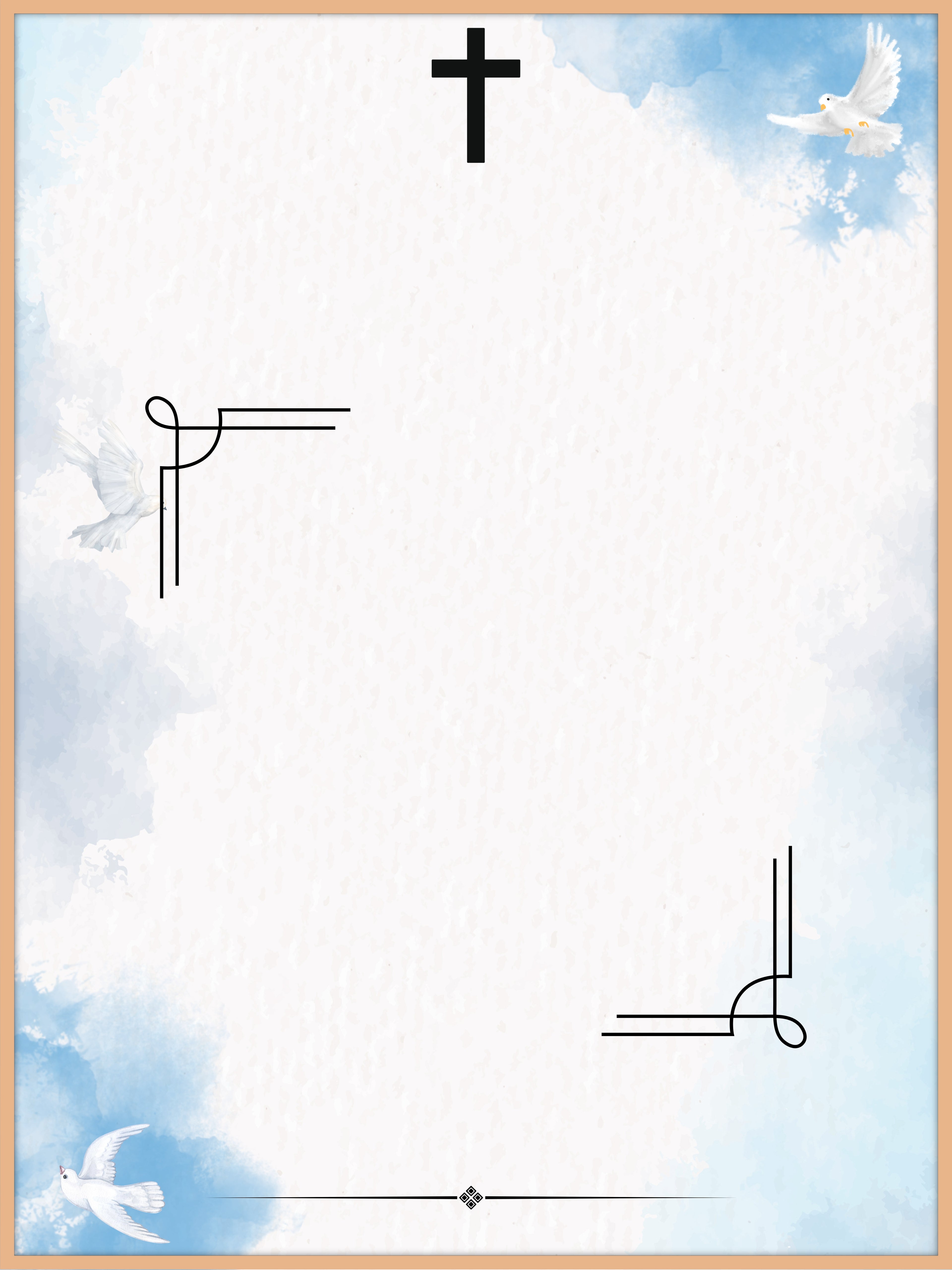 Peaceful Dove Memorial Poster