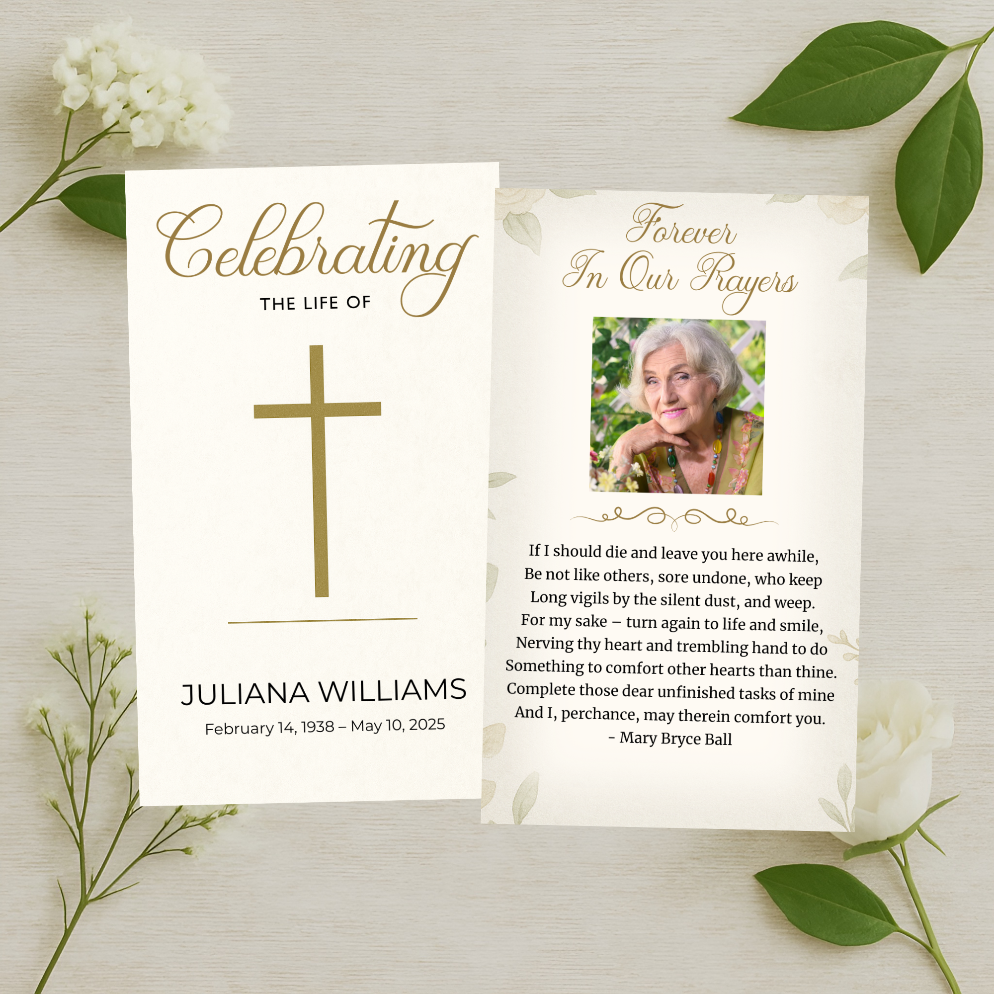 Refined Prayer Card