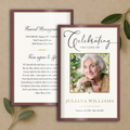 Heirloom Funeral Program