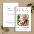 Refined Funeral Program