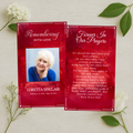 Ruby Remembrance Prayer Card