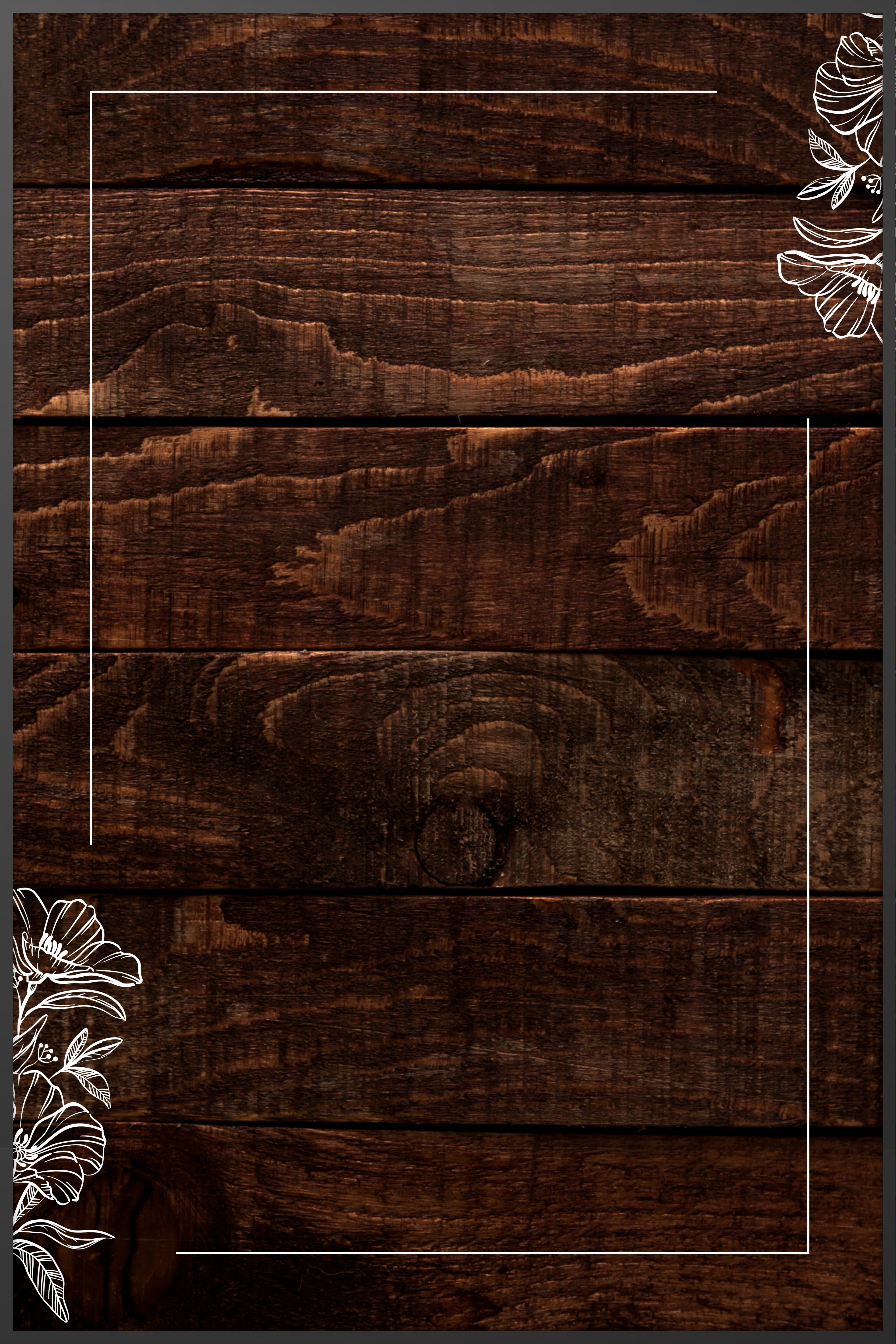 Rustic Memory Memorial Poster