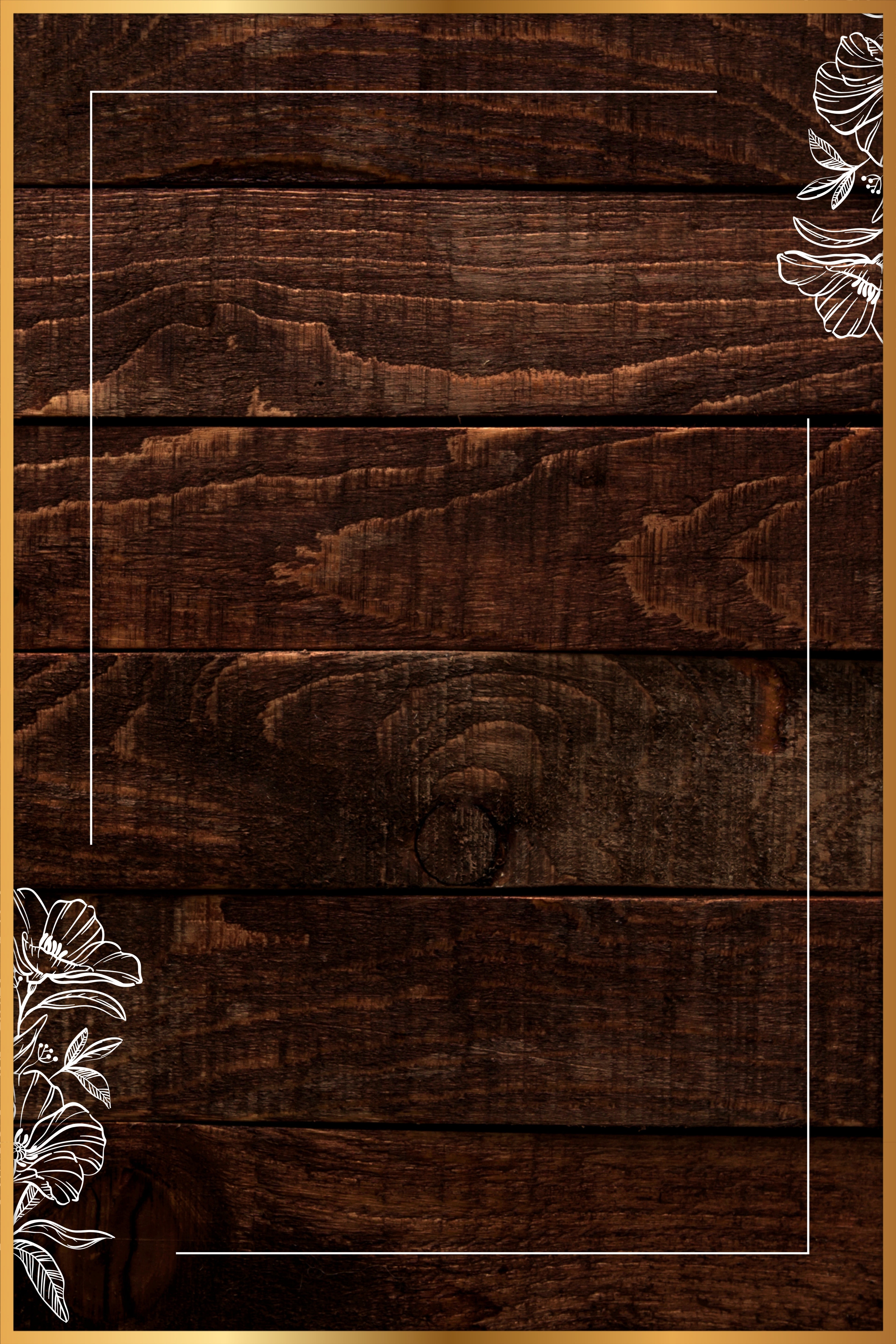 Rustic Memory Memorial Poster