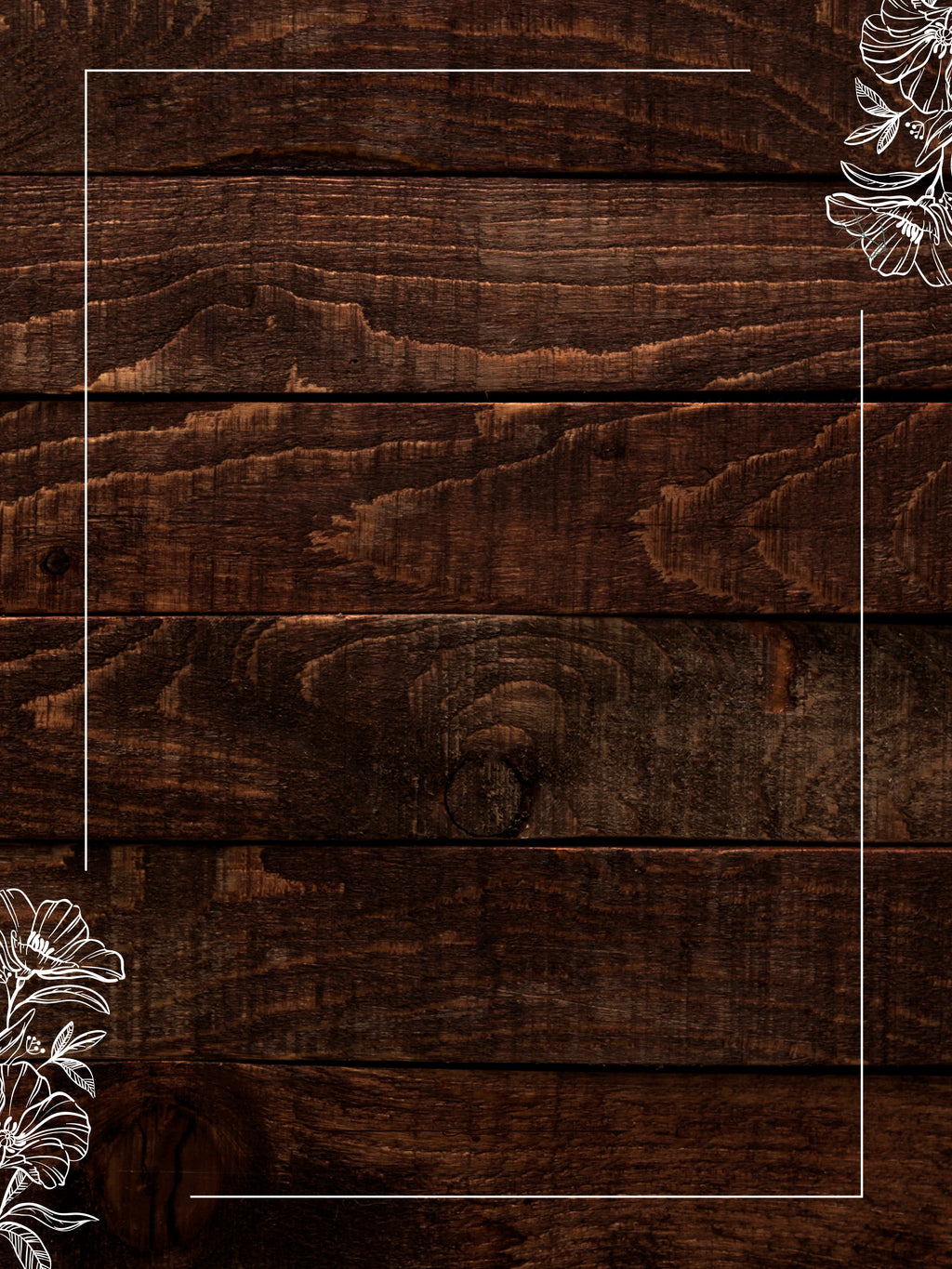 Rustic Memory Memorial Poster