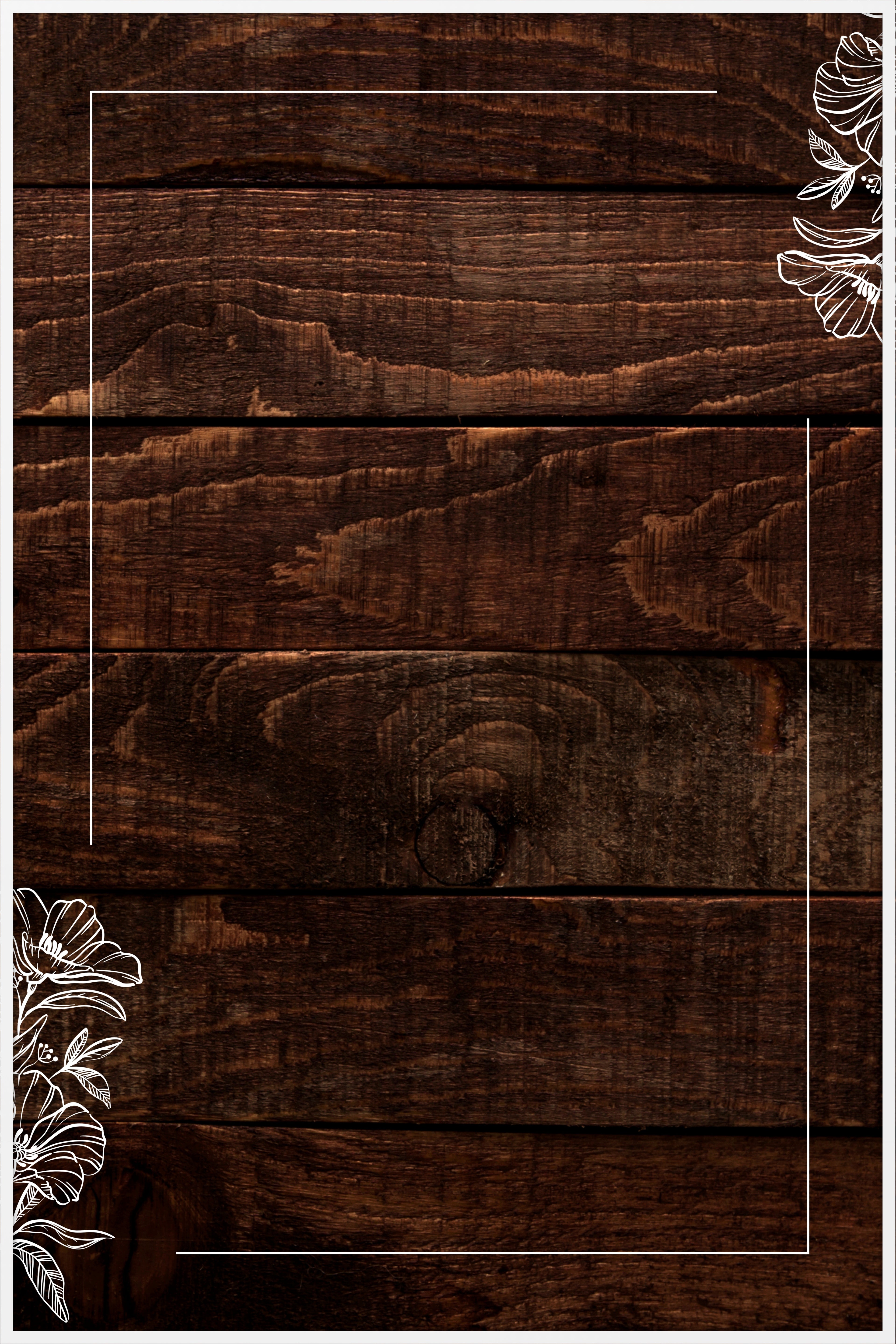 Rustic Memory Memorial Poster