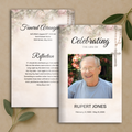 Sacred Cross Funeral Program