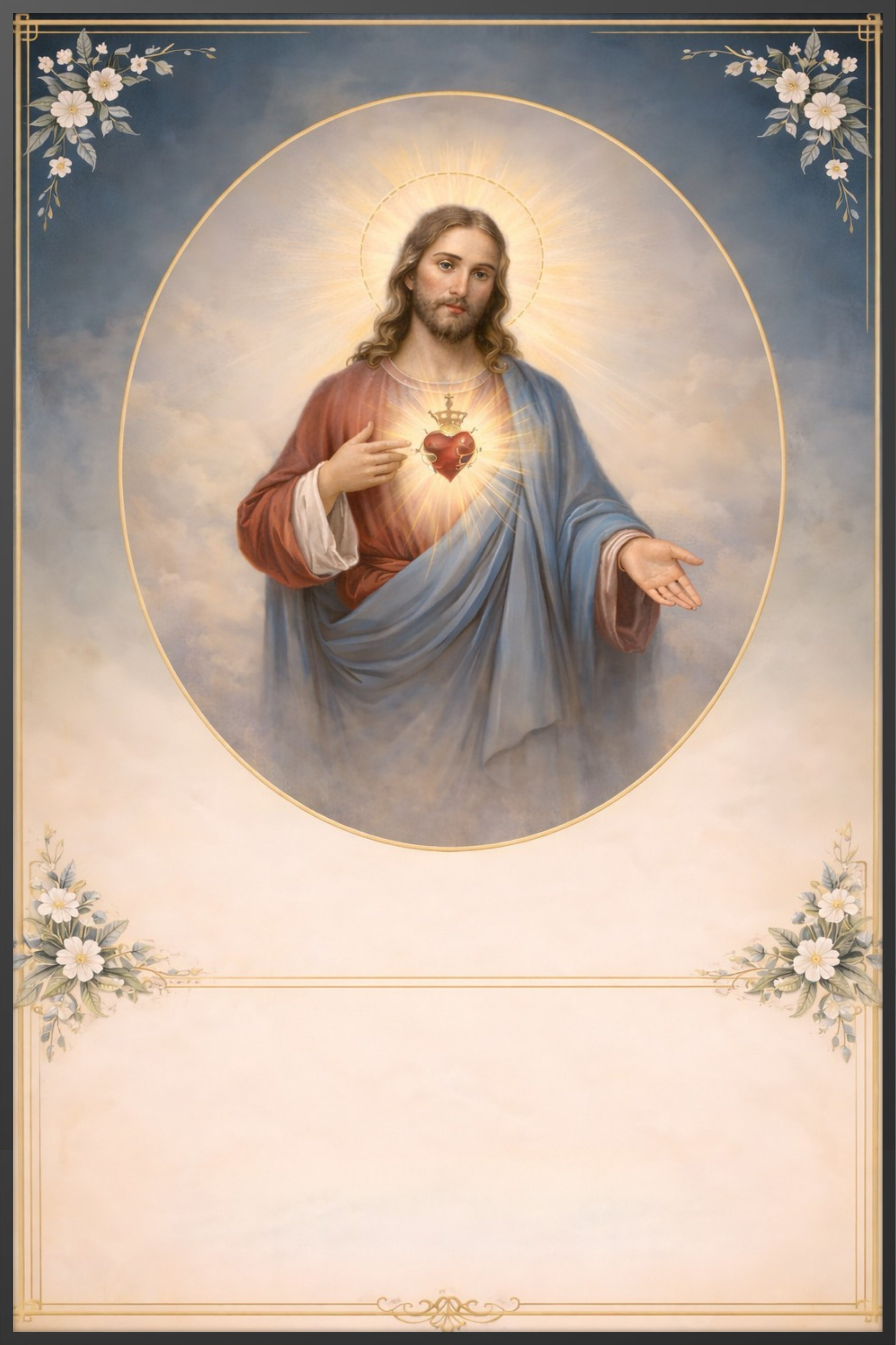 Sacred Heart Memorial Poster