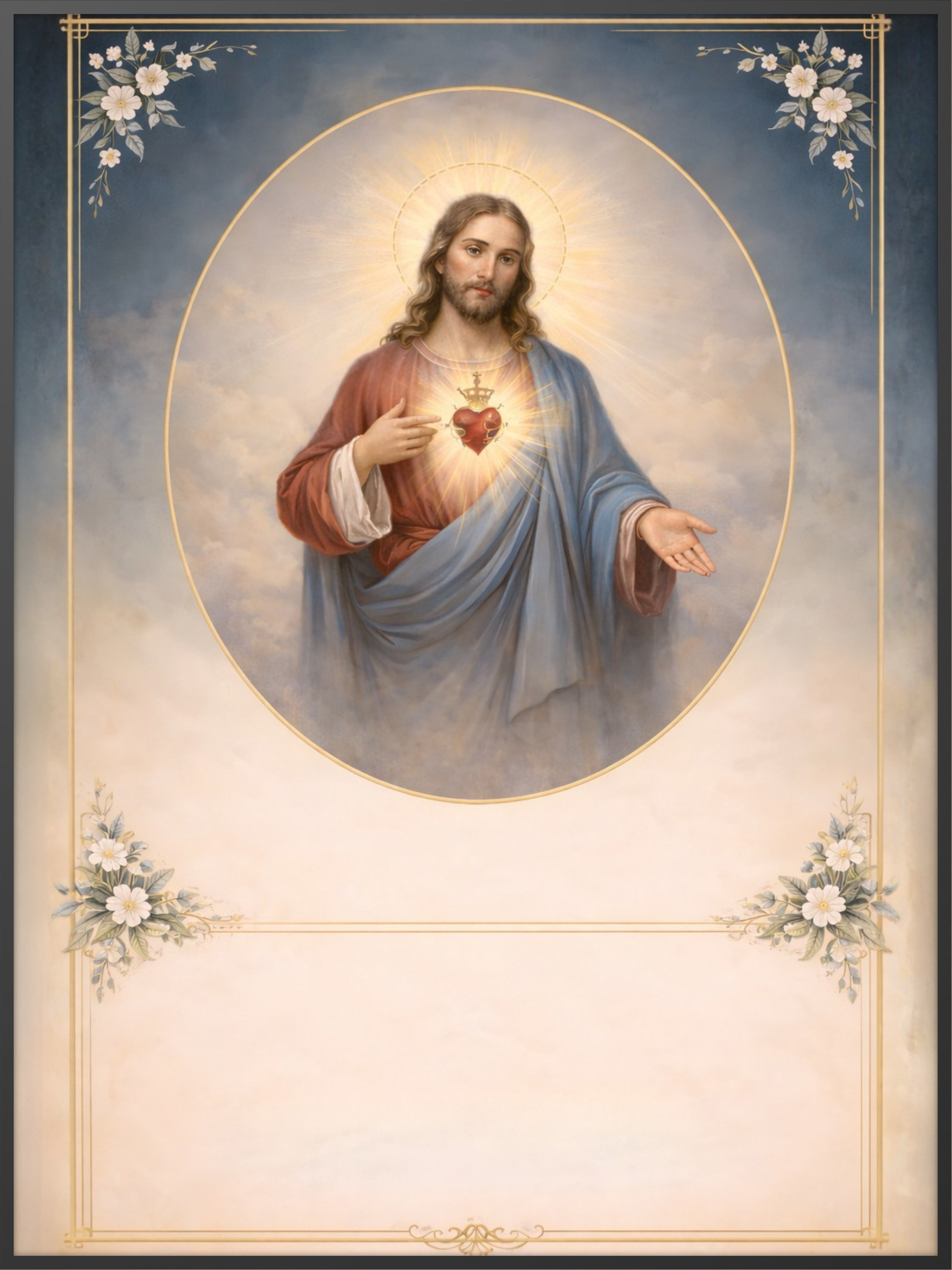 Sacred Heart Memorial Poster