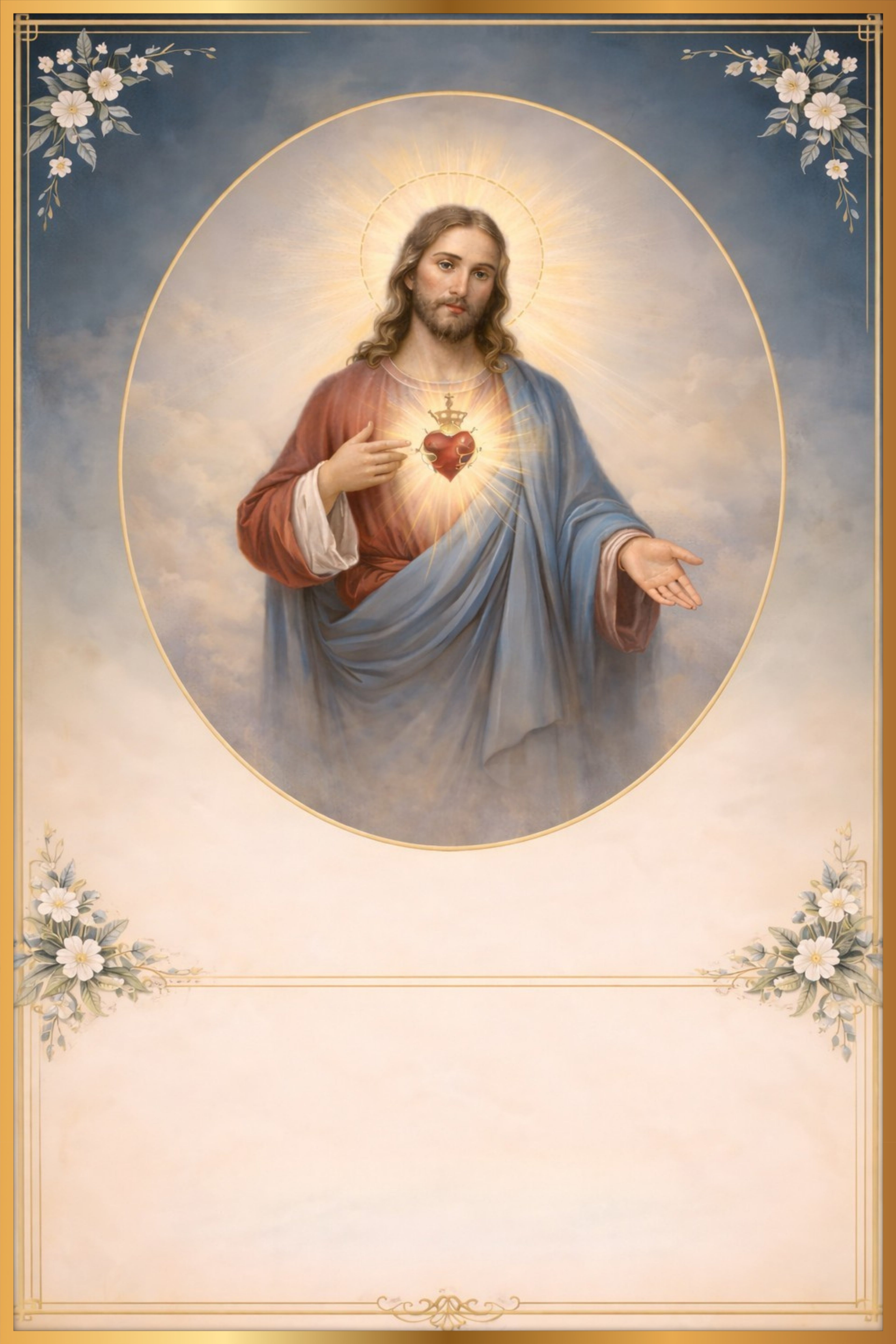 Sacred Heart Memorial Poster