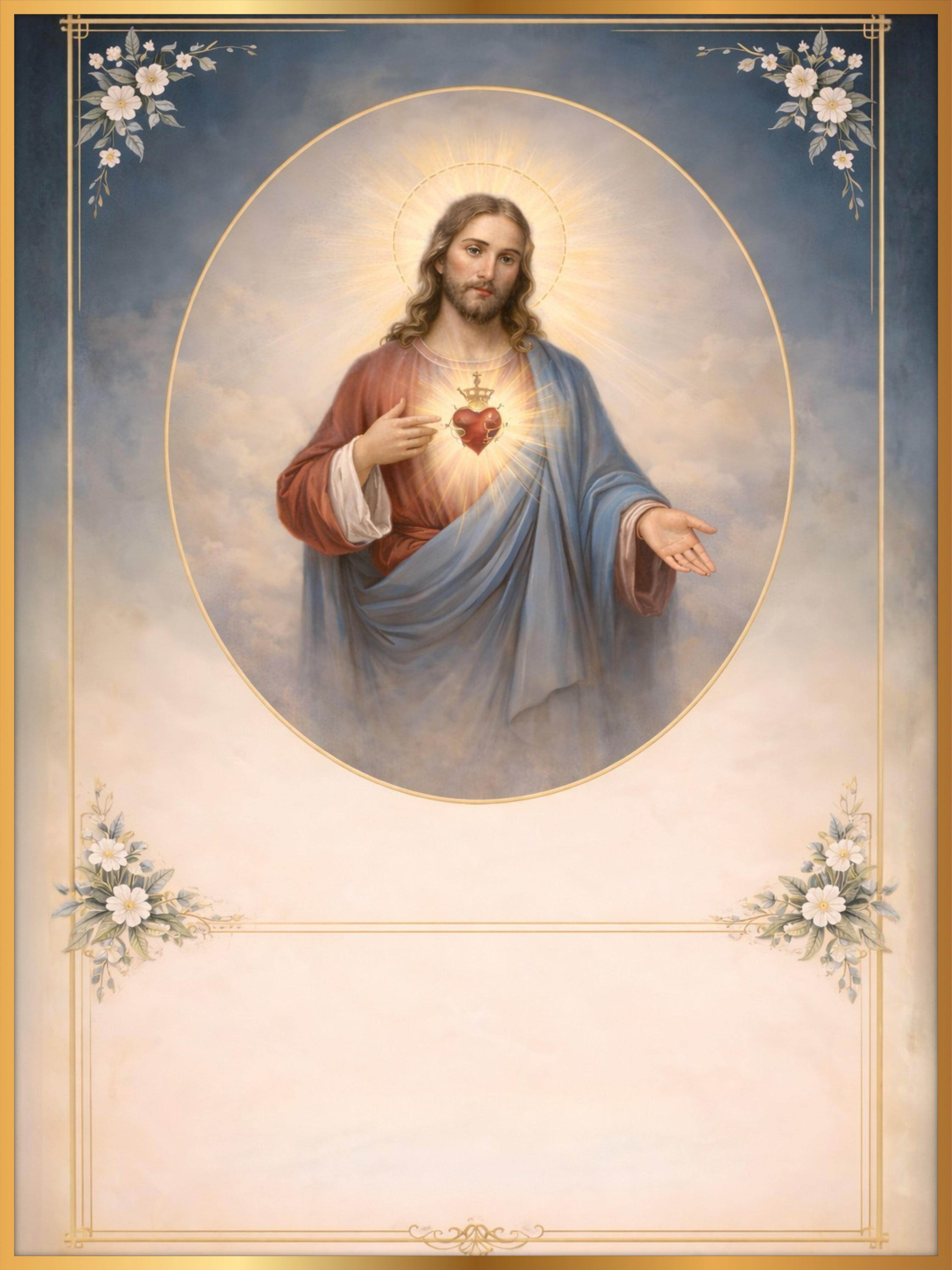 Sacred Heart Memorial Poster