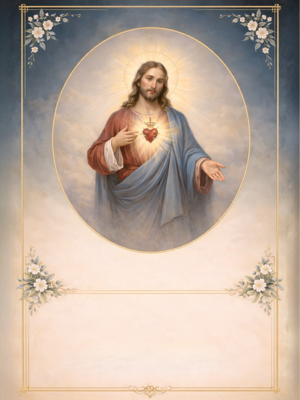Sacred Heart Memorial Poster