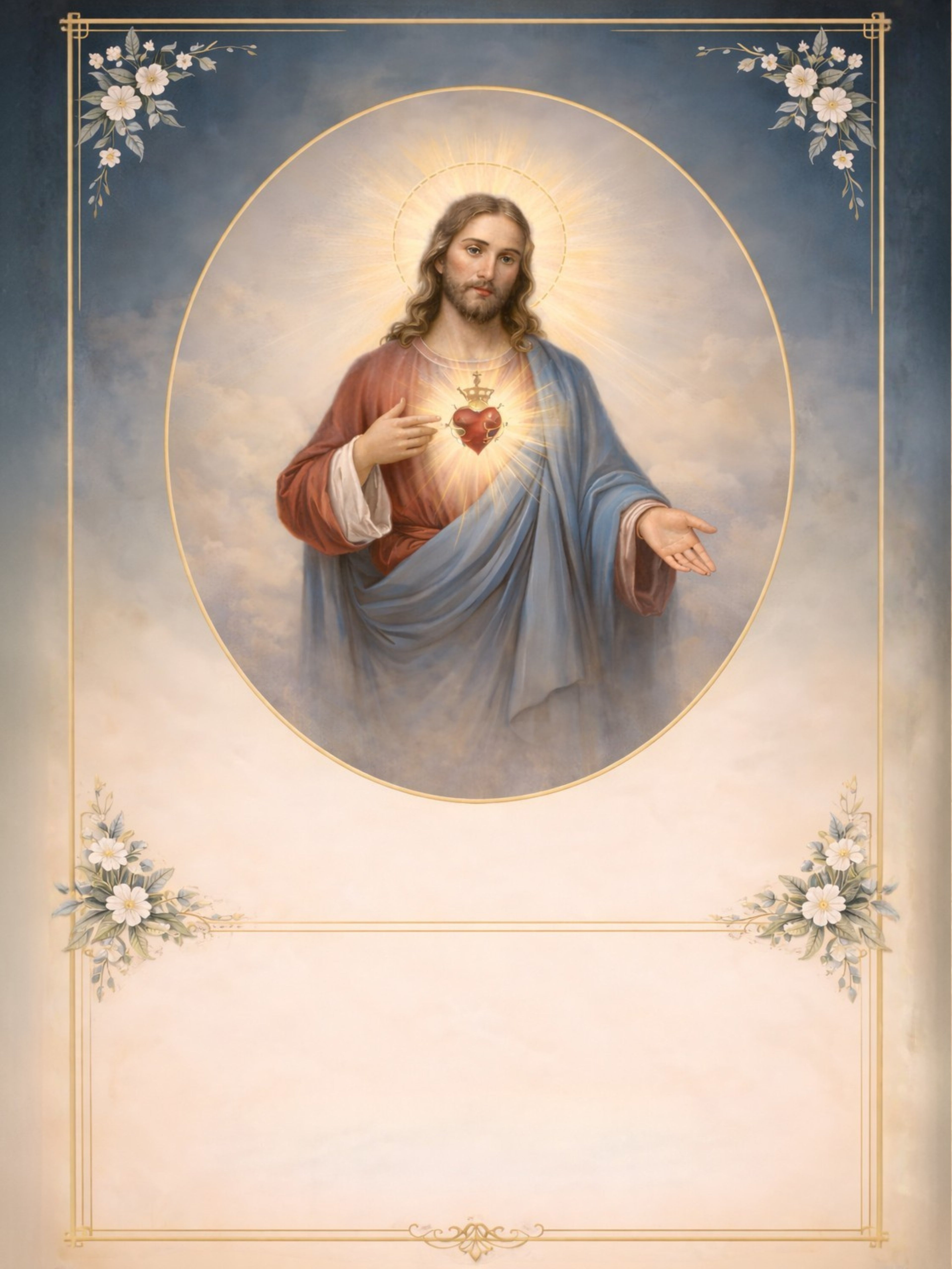 Sacred Heart Memorial Poster