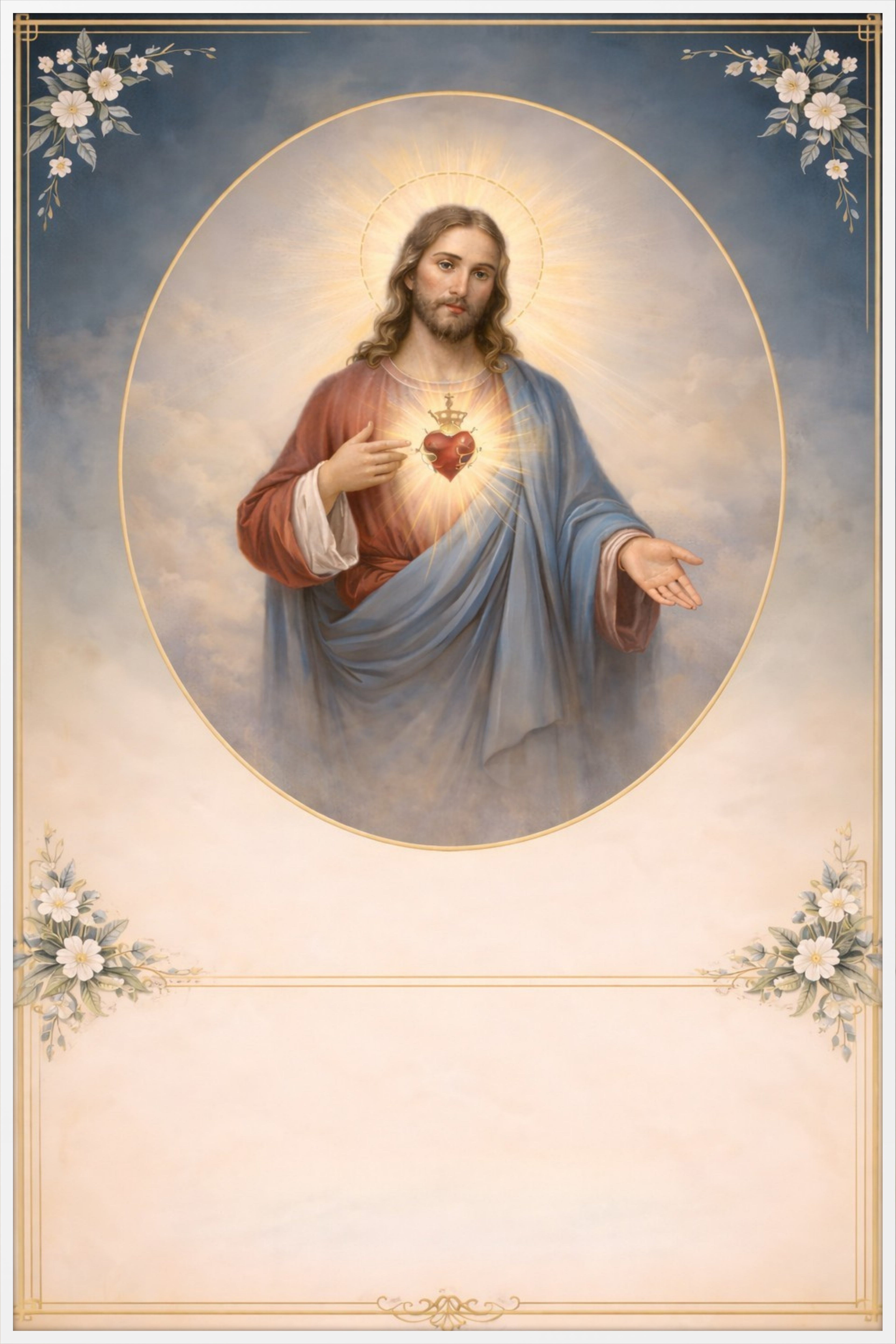 Sacred Heart Memorial Poster