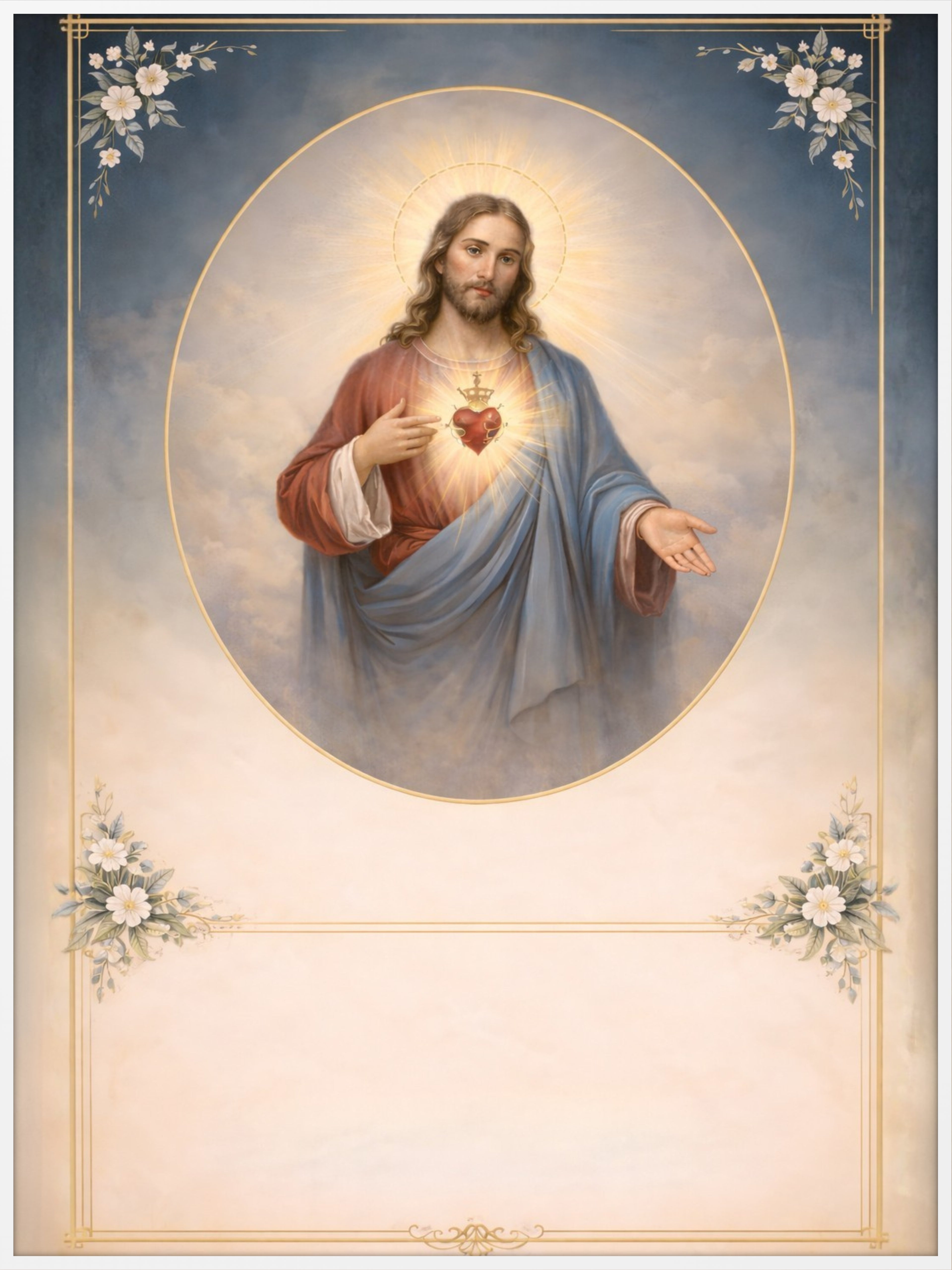 Sacred Heart Memorial Poster