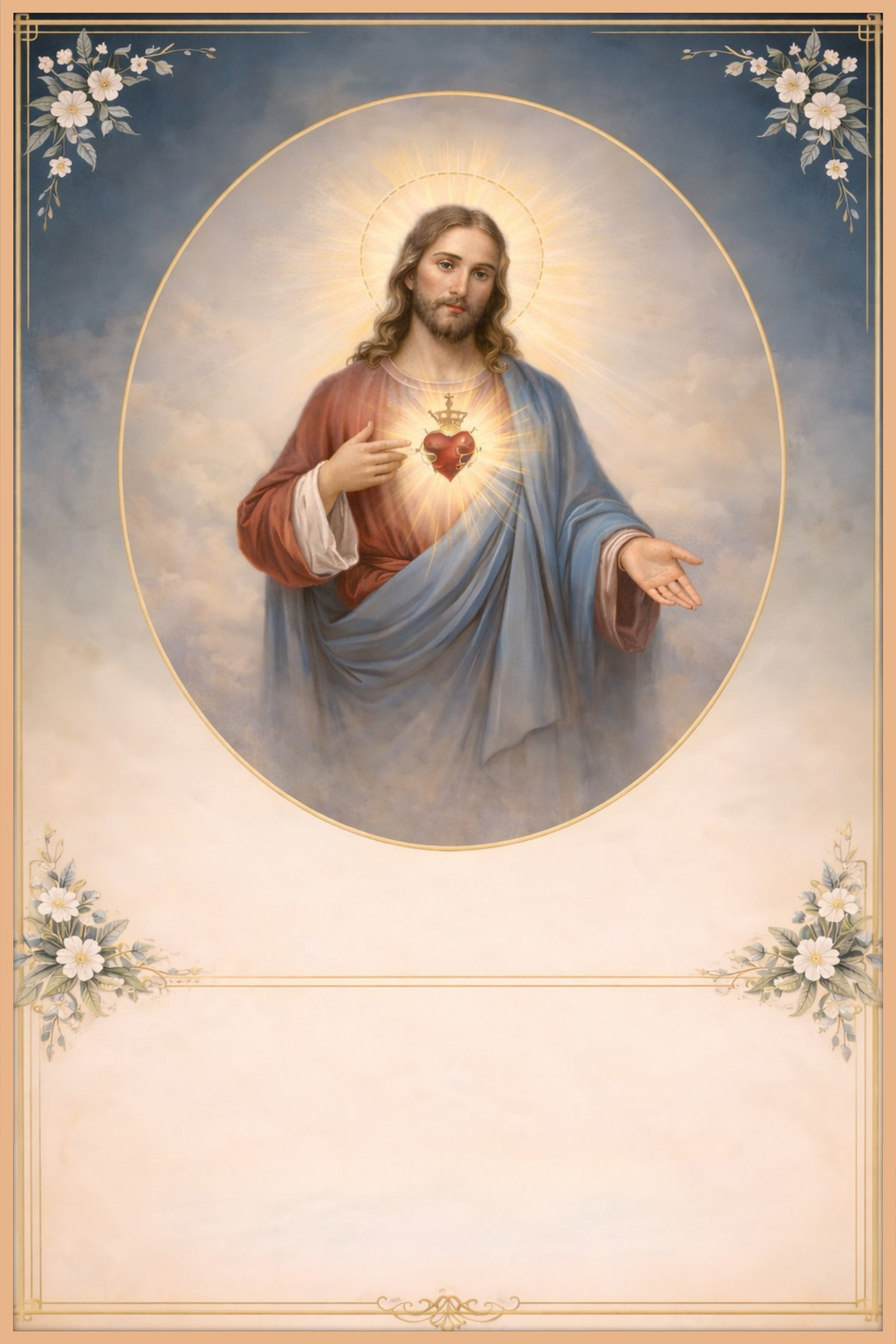 Sacred Heart Memorial Poster