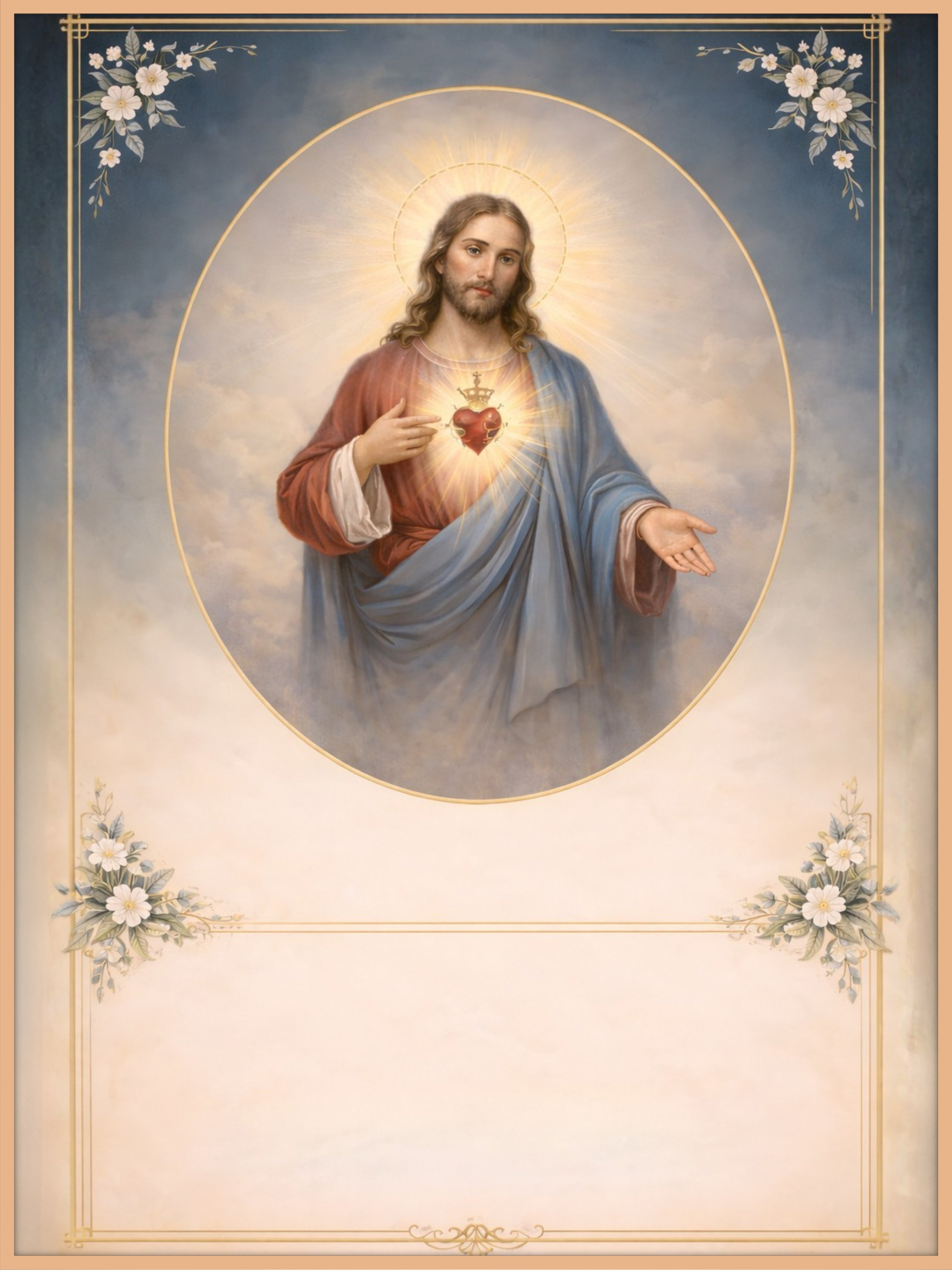Sacred Heart Memorial Poster