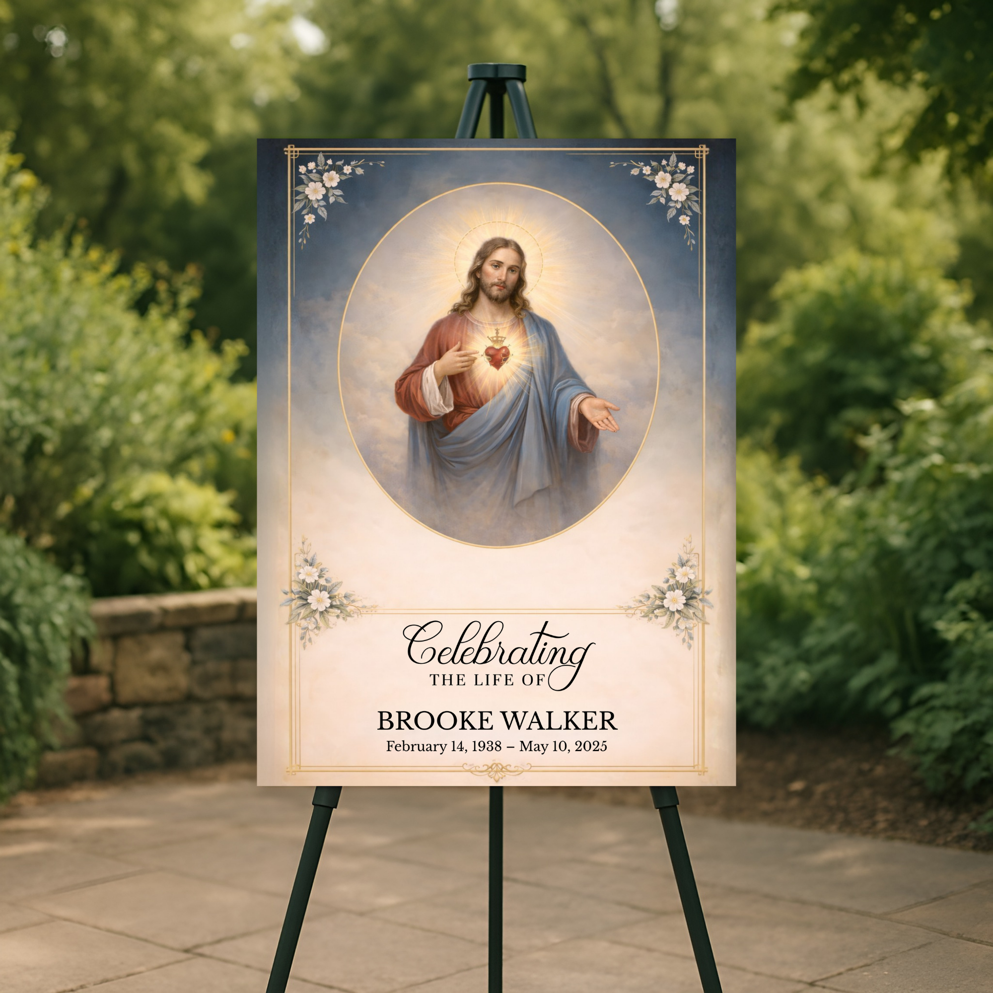 Sacred Heart Memorial Poster