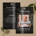 Sacred Wood Funeral Program