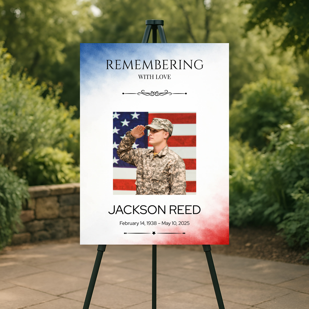 Salute Service Memorial Poster
