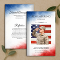 Salute Service Funeral Program