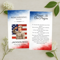Salute Service Prayer Card