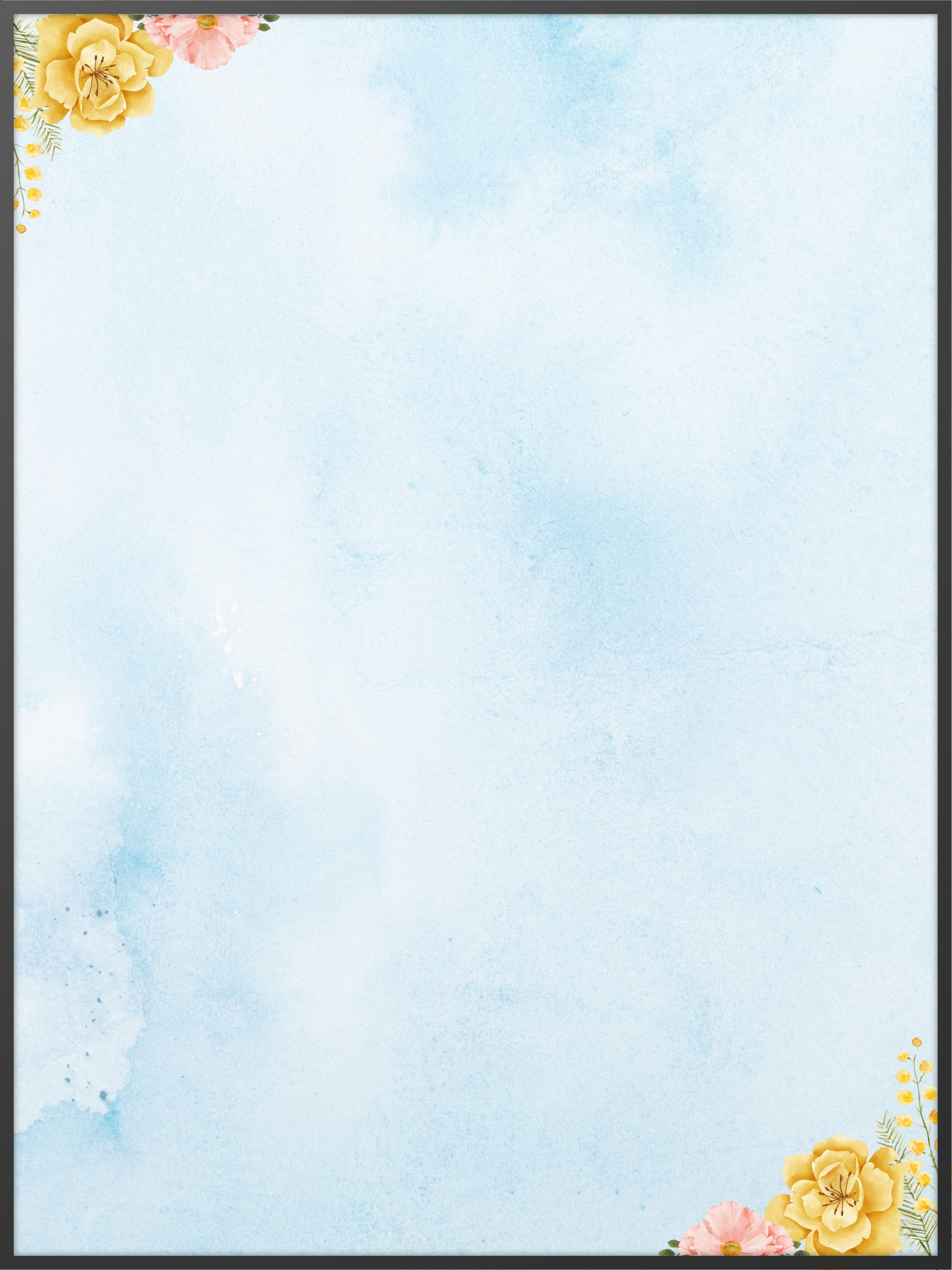Sky Blossom Memorial Poster