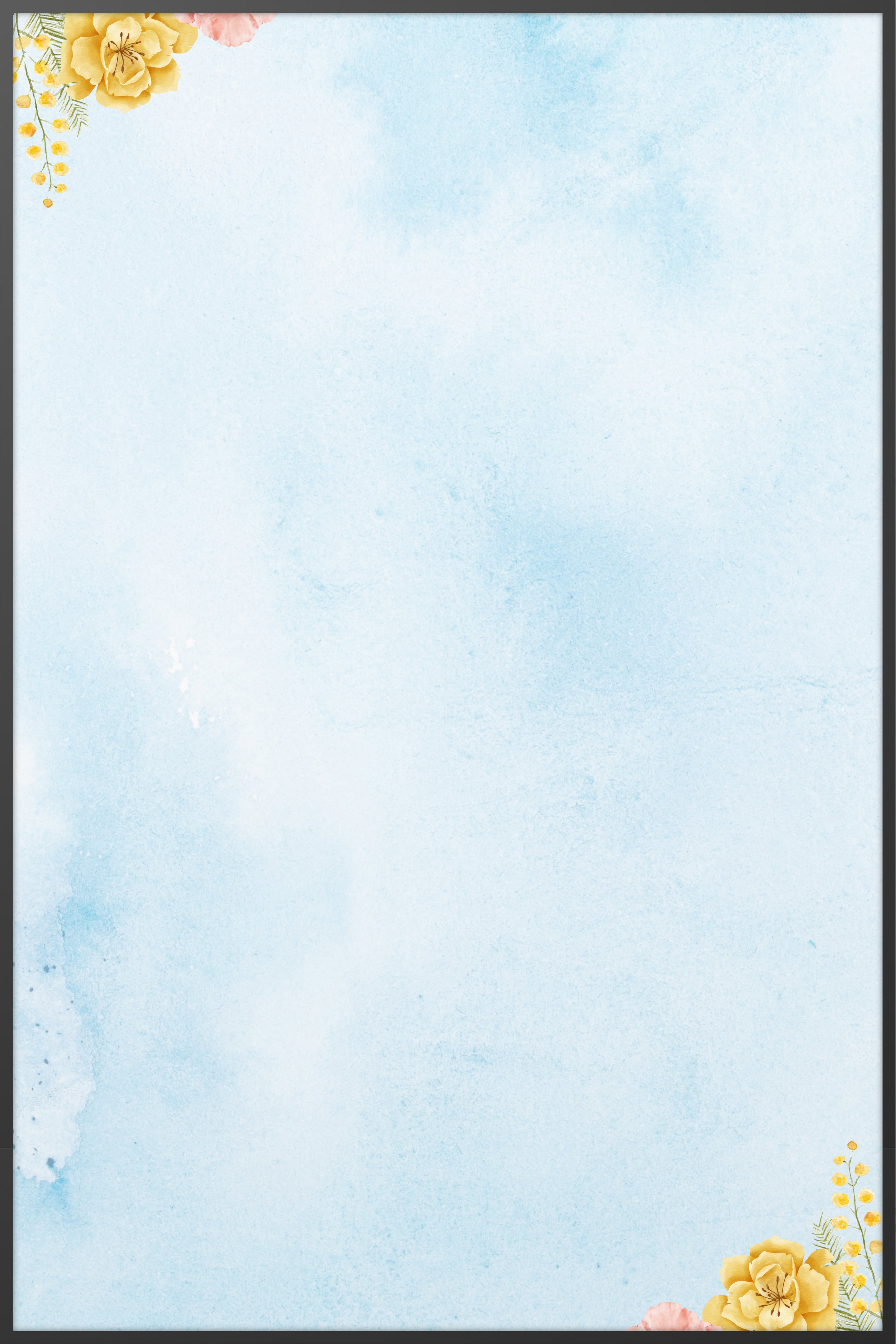 Sky Blossom Memorial Poster