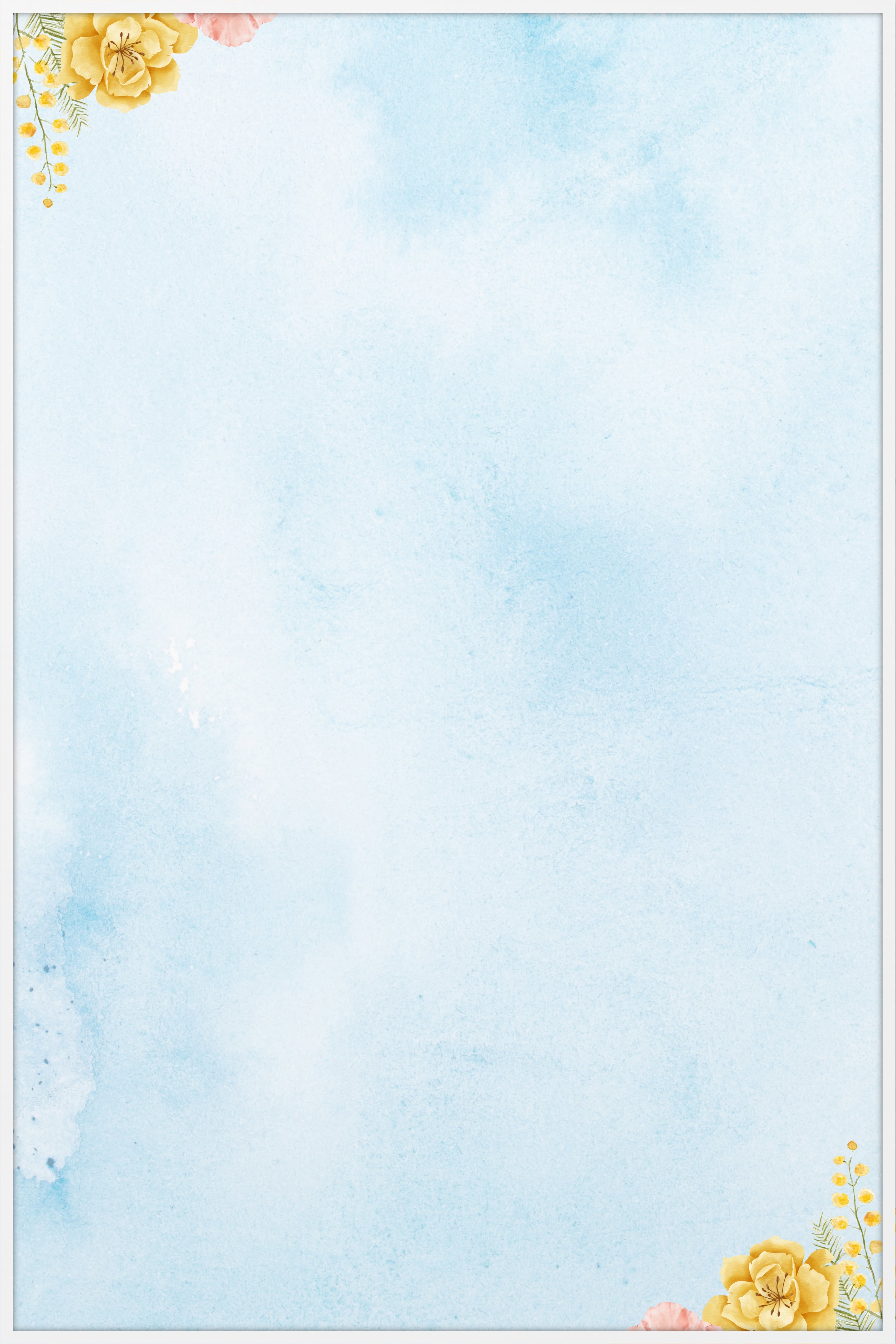 Sky Blossom Memorial Poster