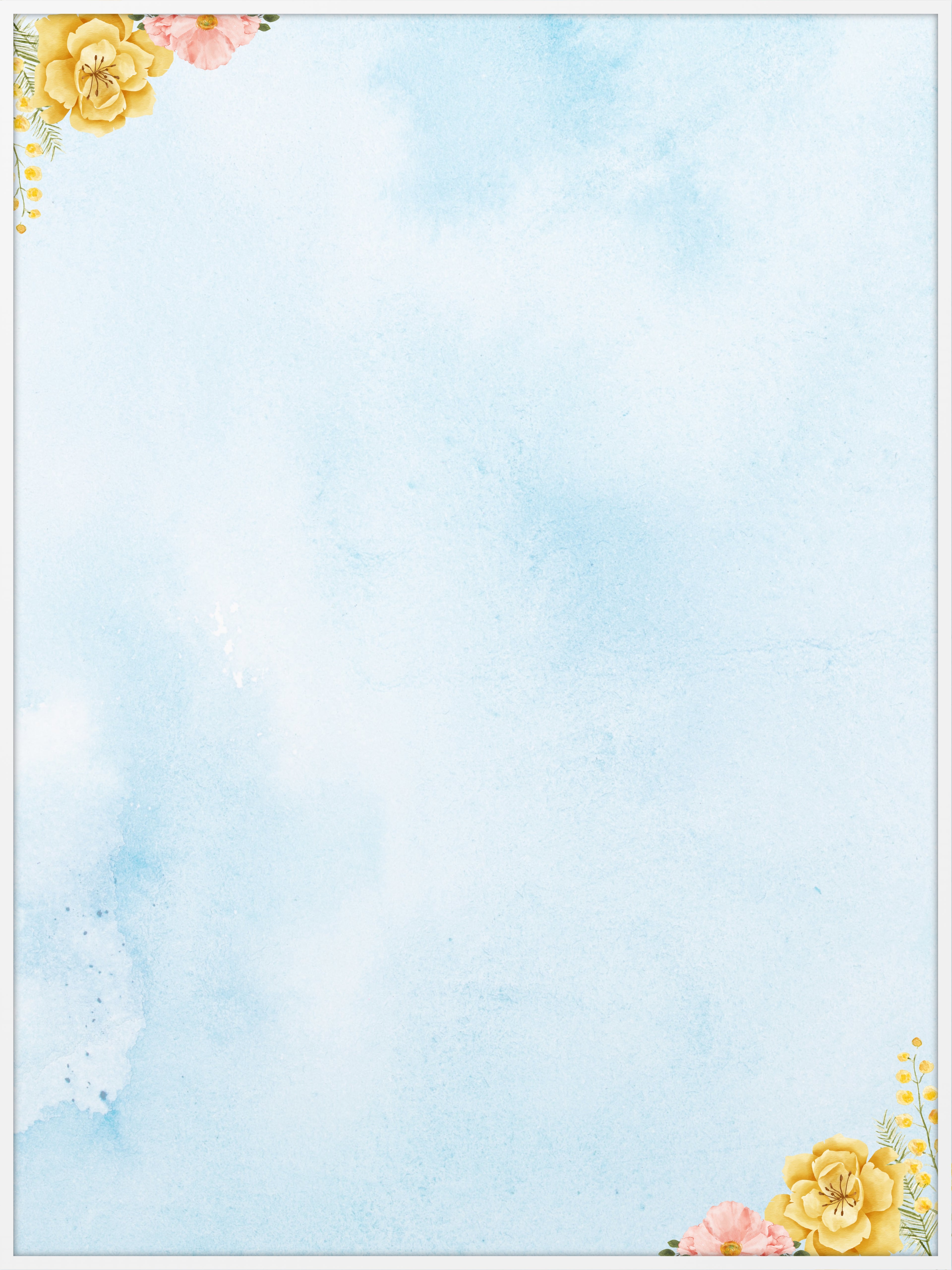 Sky Blossom Memorial Poster