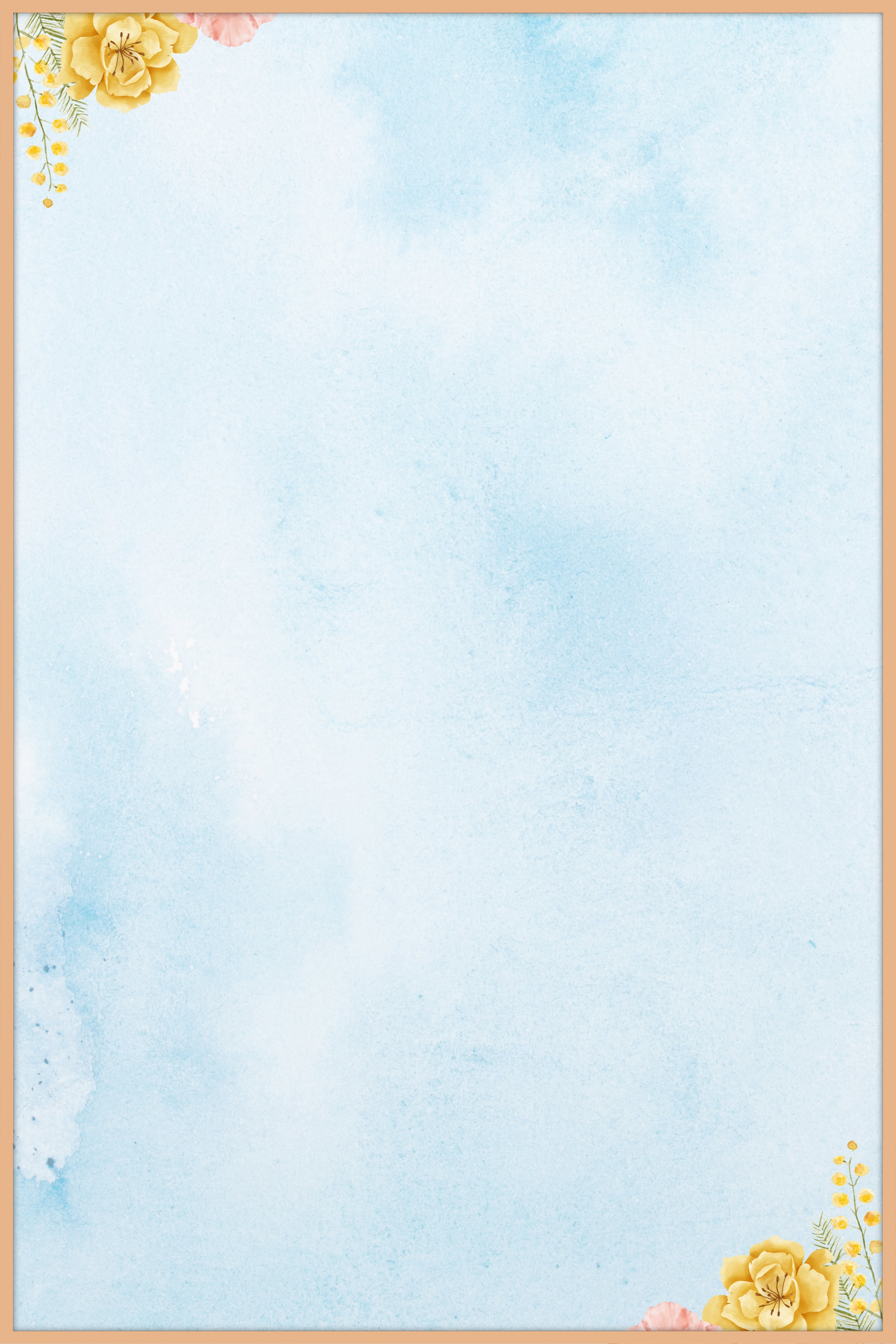 Sky Blossom Memorial Poster