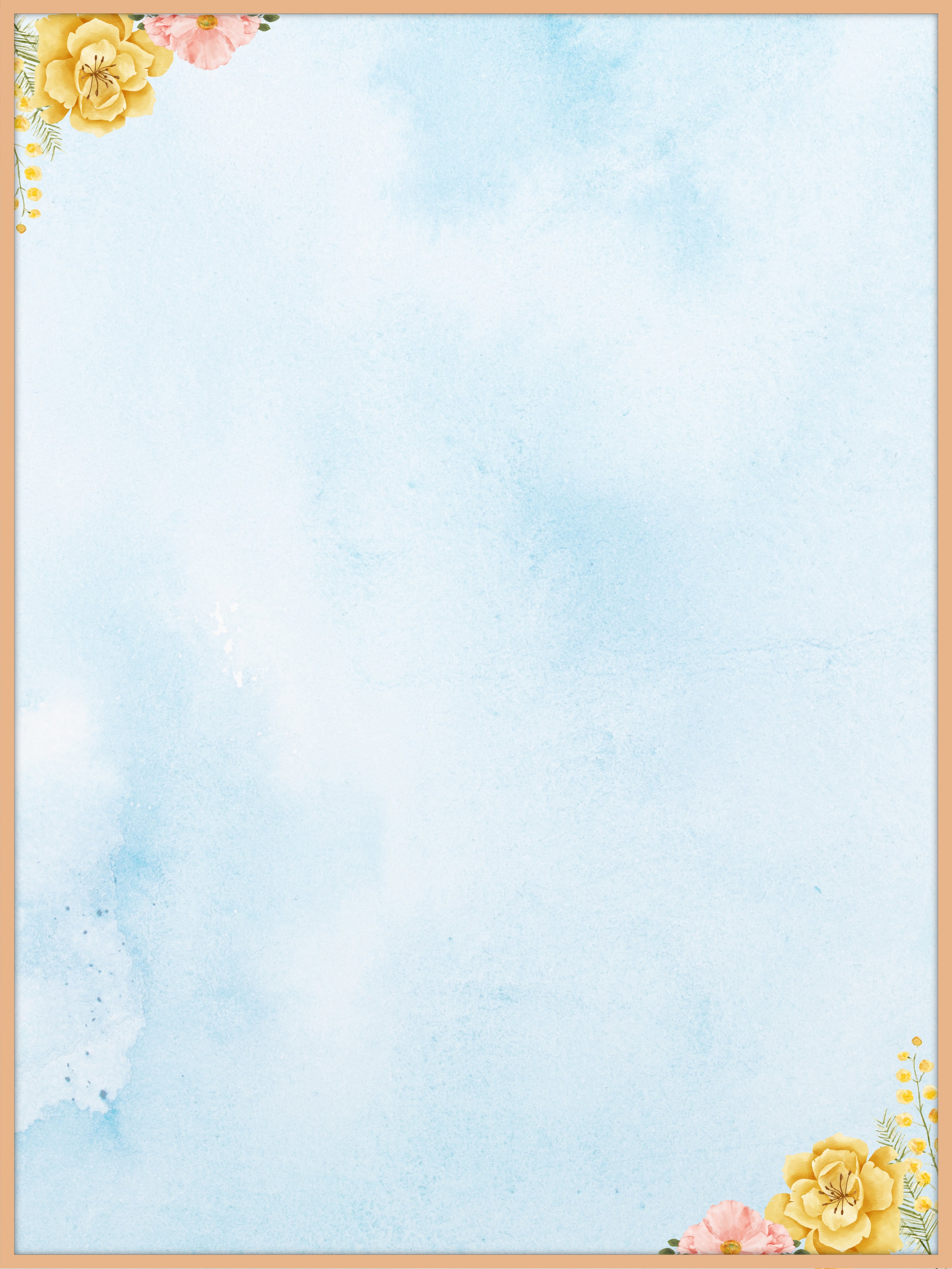 Sky Blossom Memorial Poster