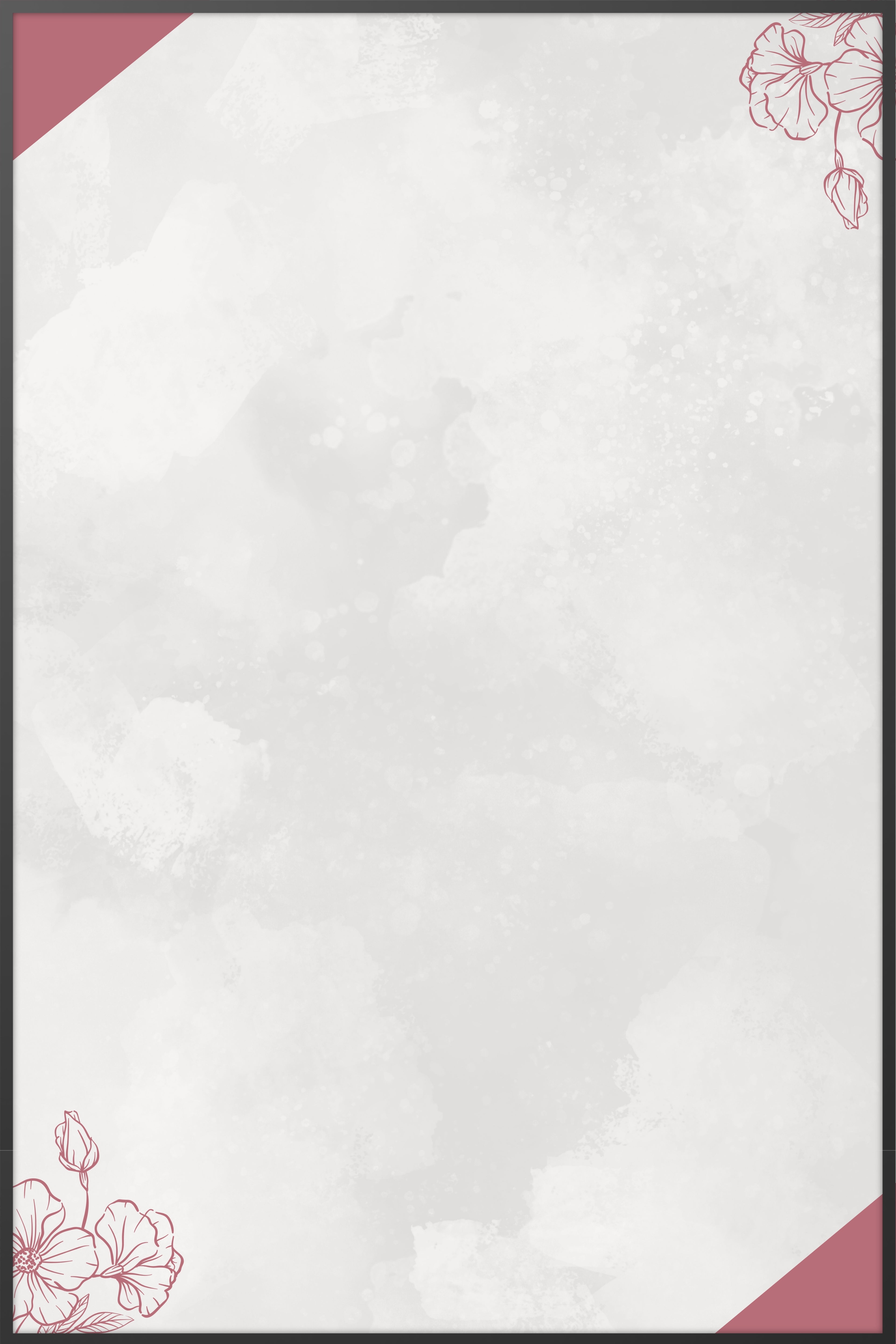 Soft Petal Memorial Poster