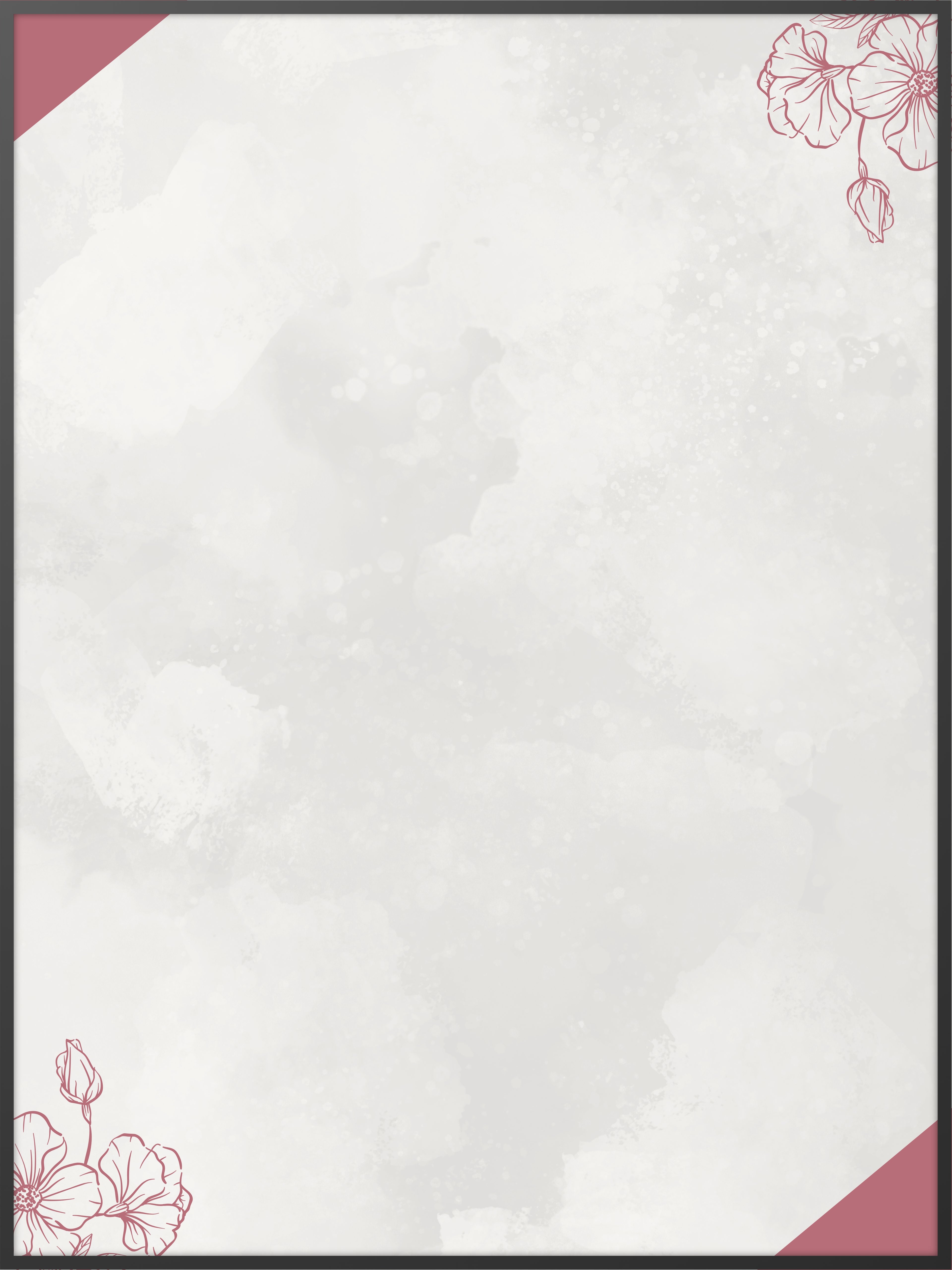 Soft Petal Memorial Poster