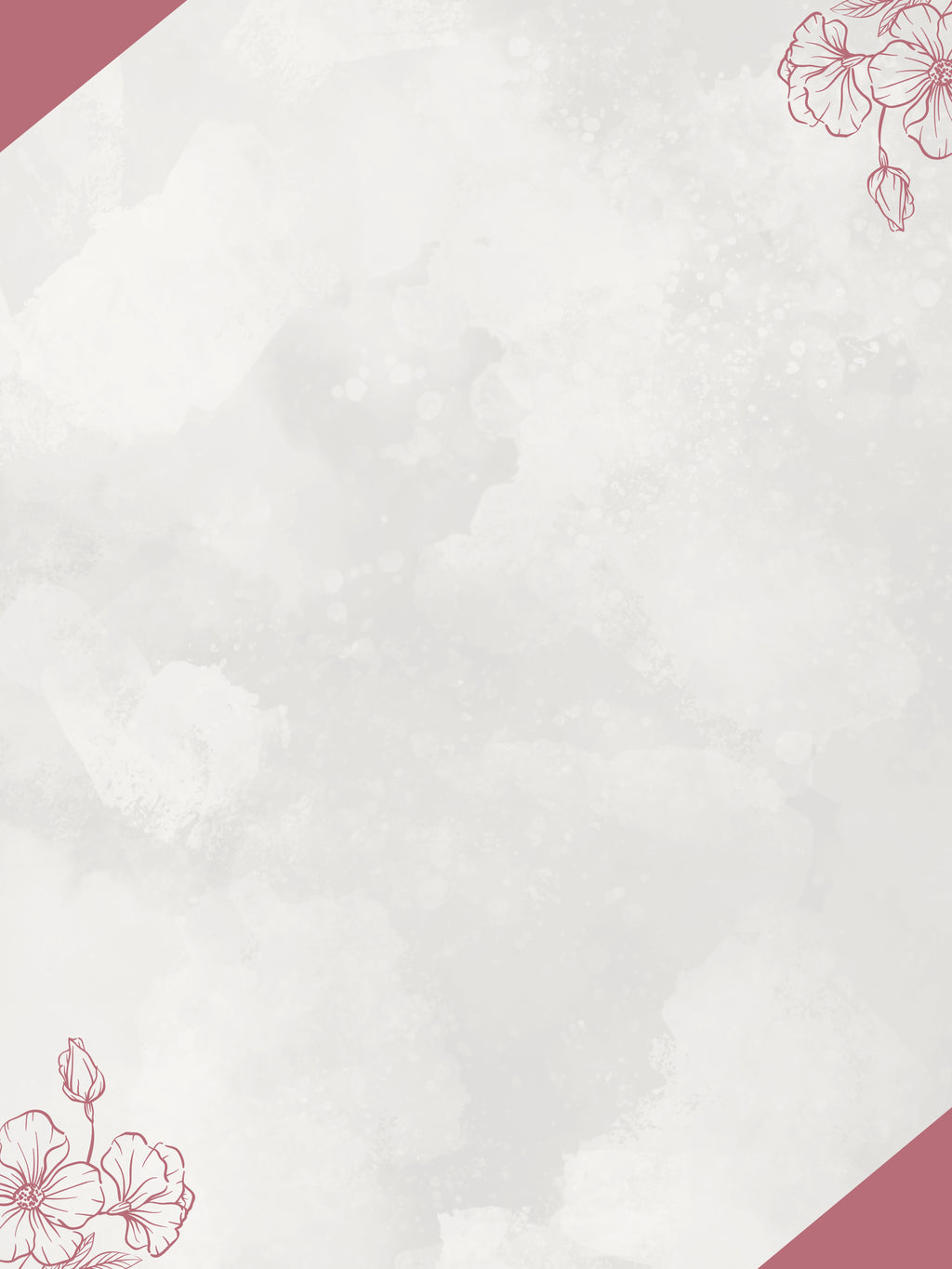 Soft Petal Memorial Poster